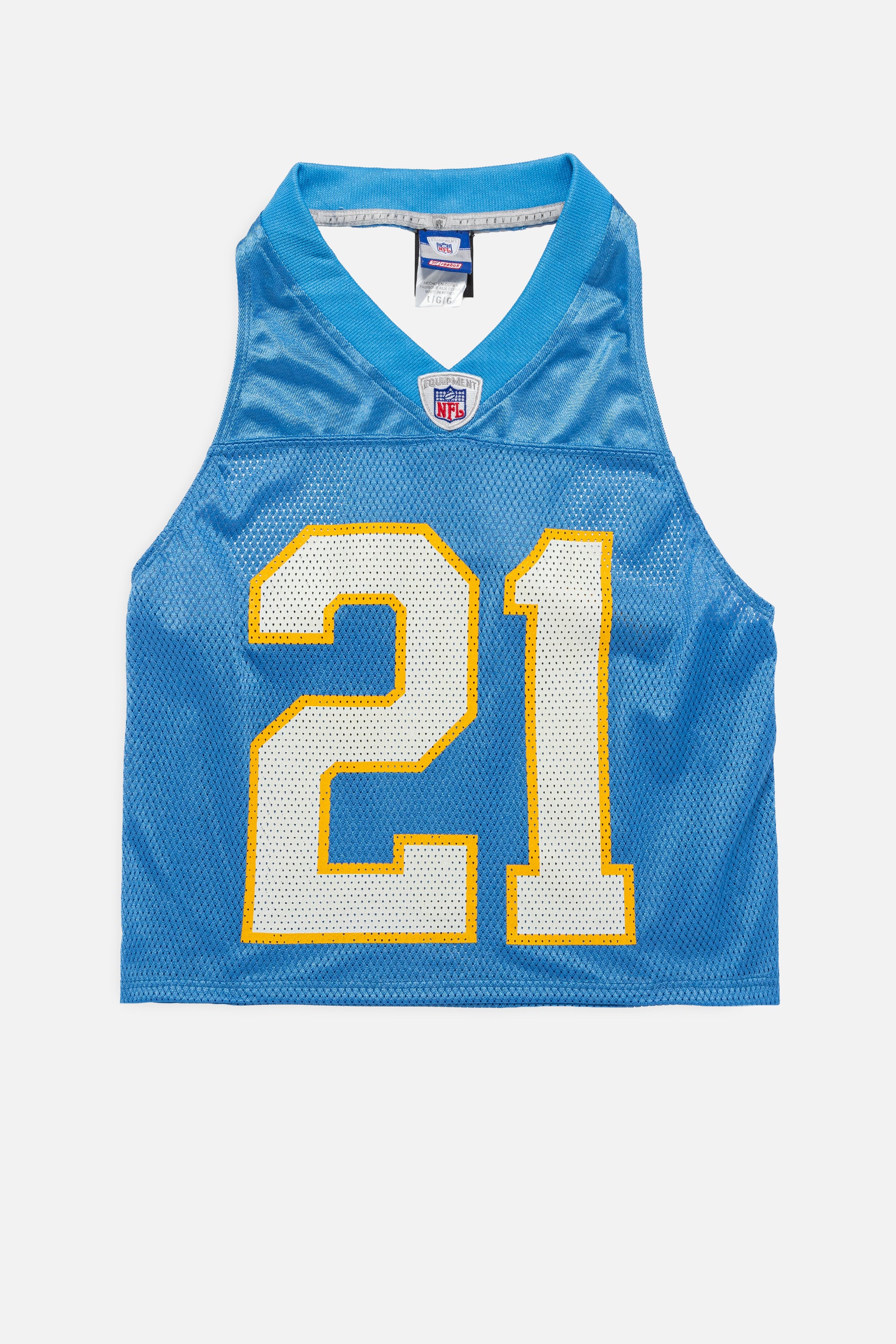 Rework Los Angeles Chargers Halter Top-NFL-Frankie Collective-Rework-Vintage-Streetwear