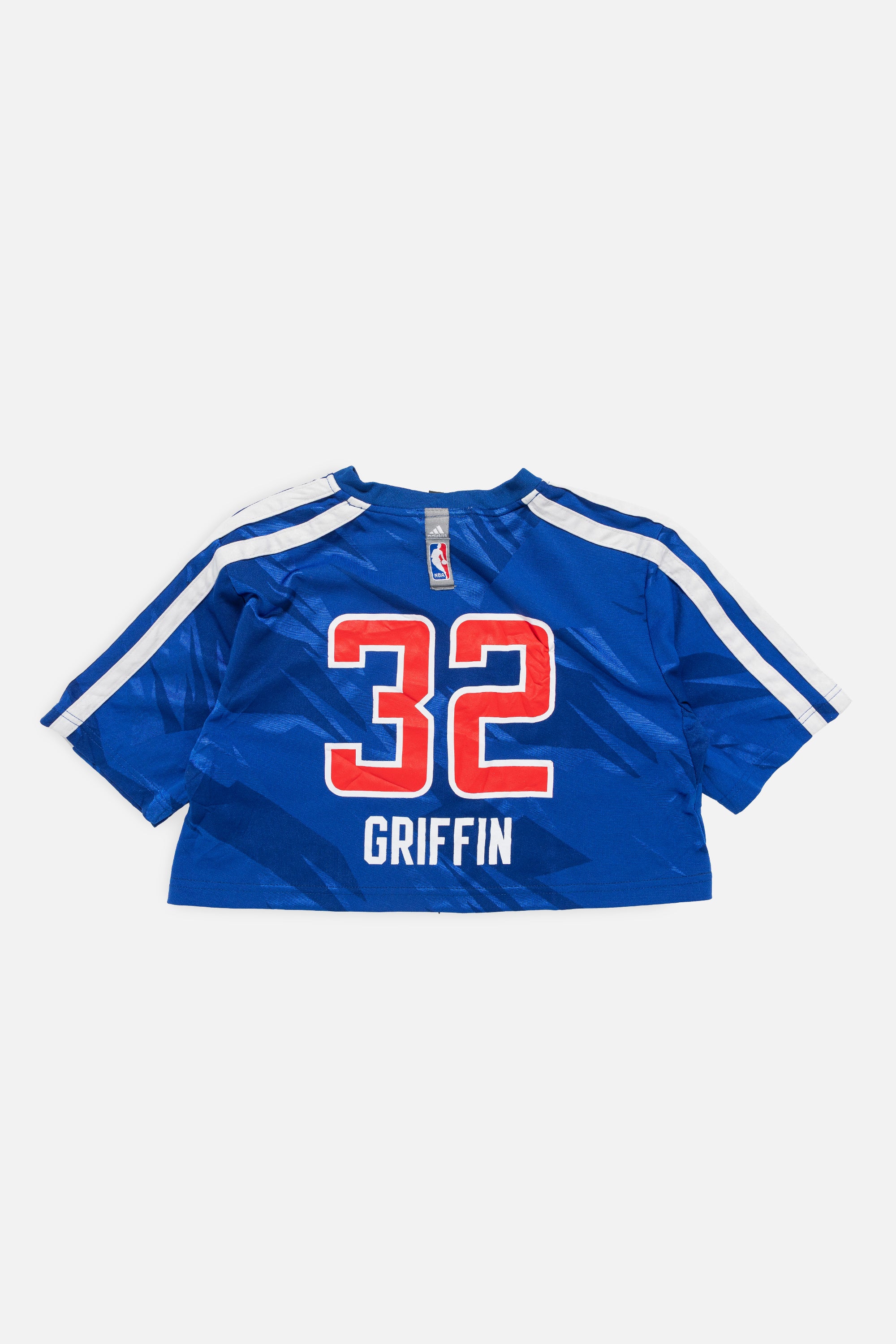 Rework Los Angeles Clippers Crop Jersey-NBA-Frankie Collective-Rework-Vintage-Streetwear