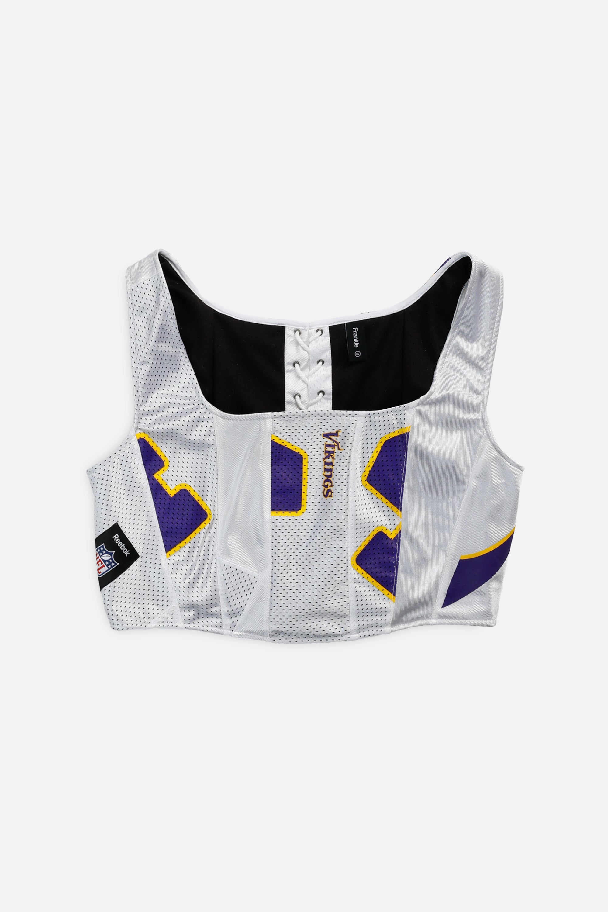 Rework Minnesota Vikings NFL Corset - XL-TOPS-NFL-XL-Frankie Collective Rare Vintage Streetwear Reworks