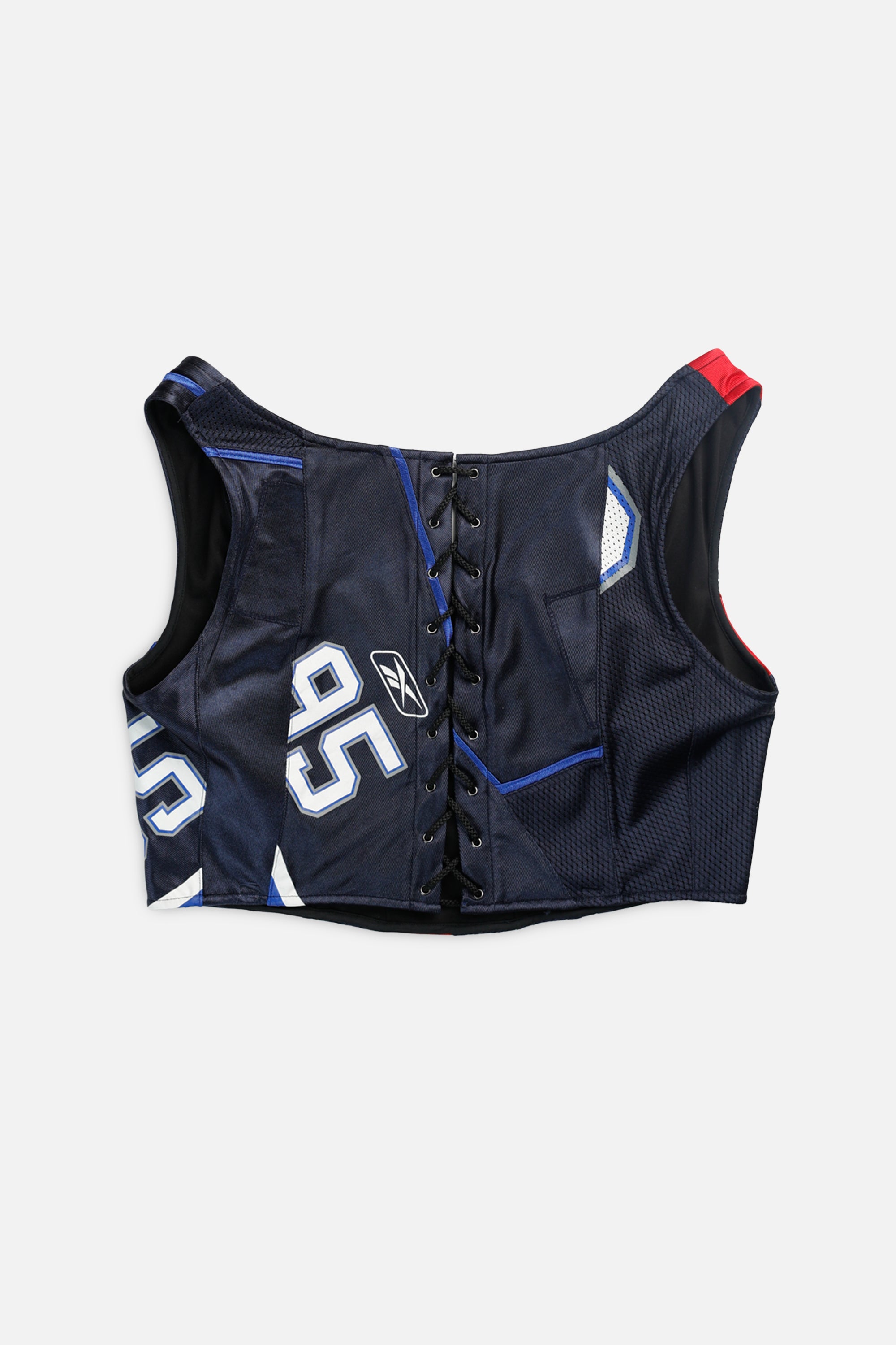 Rework New England Patriots NFL Corset - XXL-TOPS-NFL-XXL-Frankie Collective Rare Vintage Streetwear Reworks