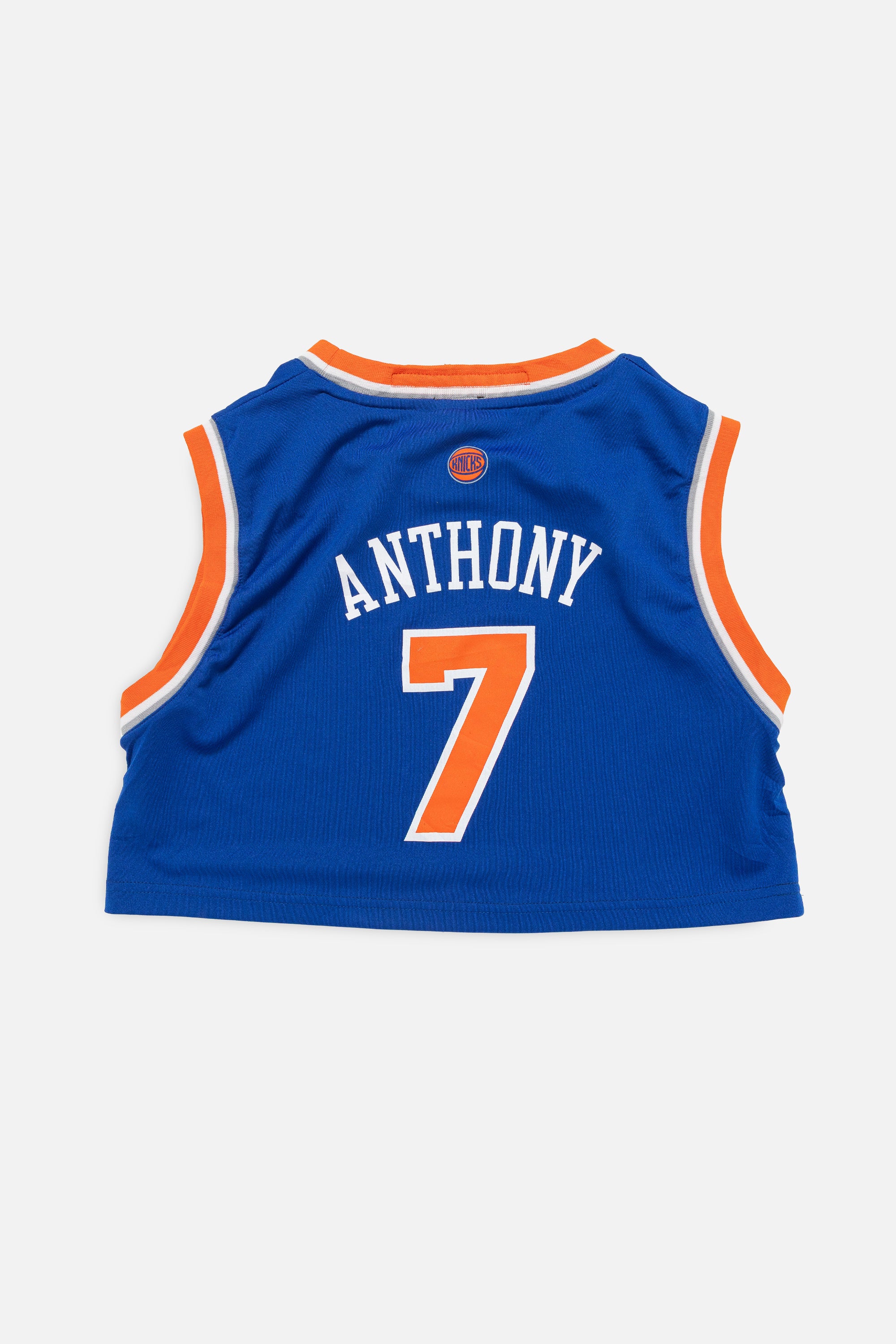 Rework New York Knicks Crop Jersey-NBA-Frankie Collective-Rework-Vintage-Streetwear