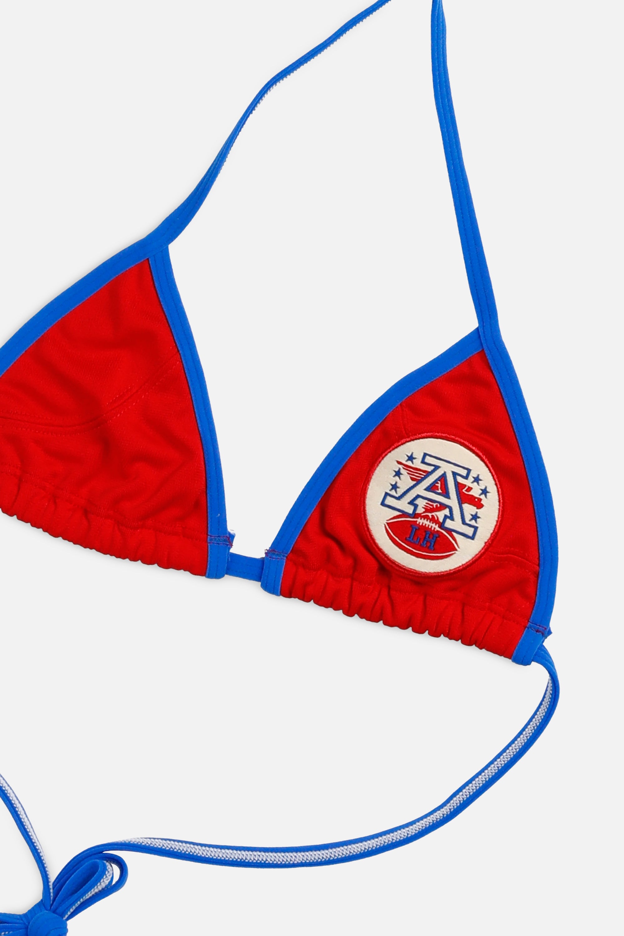 Rework NFL Triangle Top - XS-BRA TOPS-vendor-unknown-XS-Frankie Collective Rare Vintage Streetwear Reworks