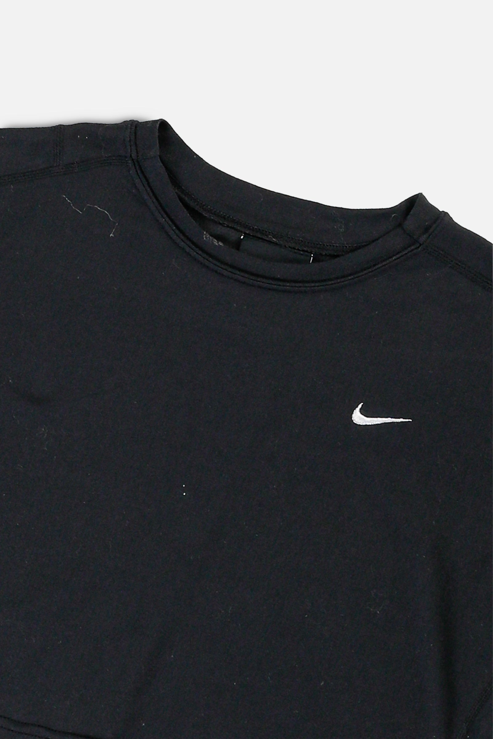 Rework Nike Crop Tee - XS-TOPS-Nike-XS-Frankie Collective Rare Vintage Streetwear Reworks