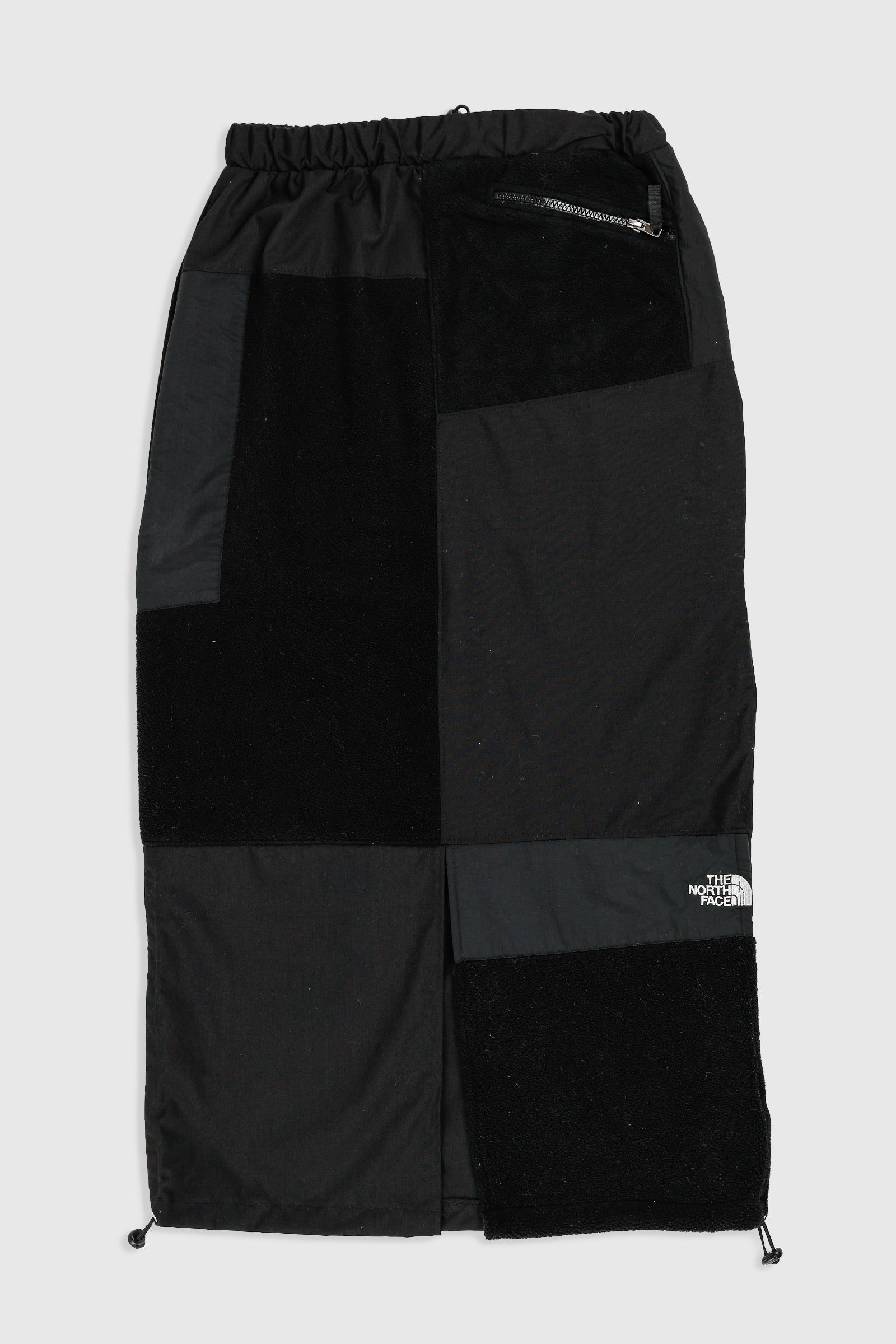 Rework North Face Fleece Long Skirt - S-BOTTOMS-North Face-Frankie Collective Rare Vintage Streetwear Reworks