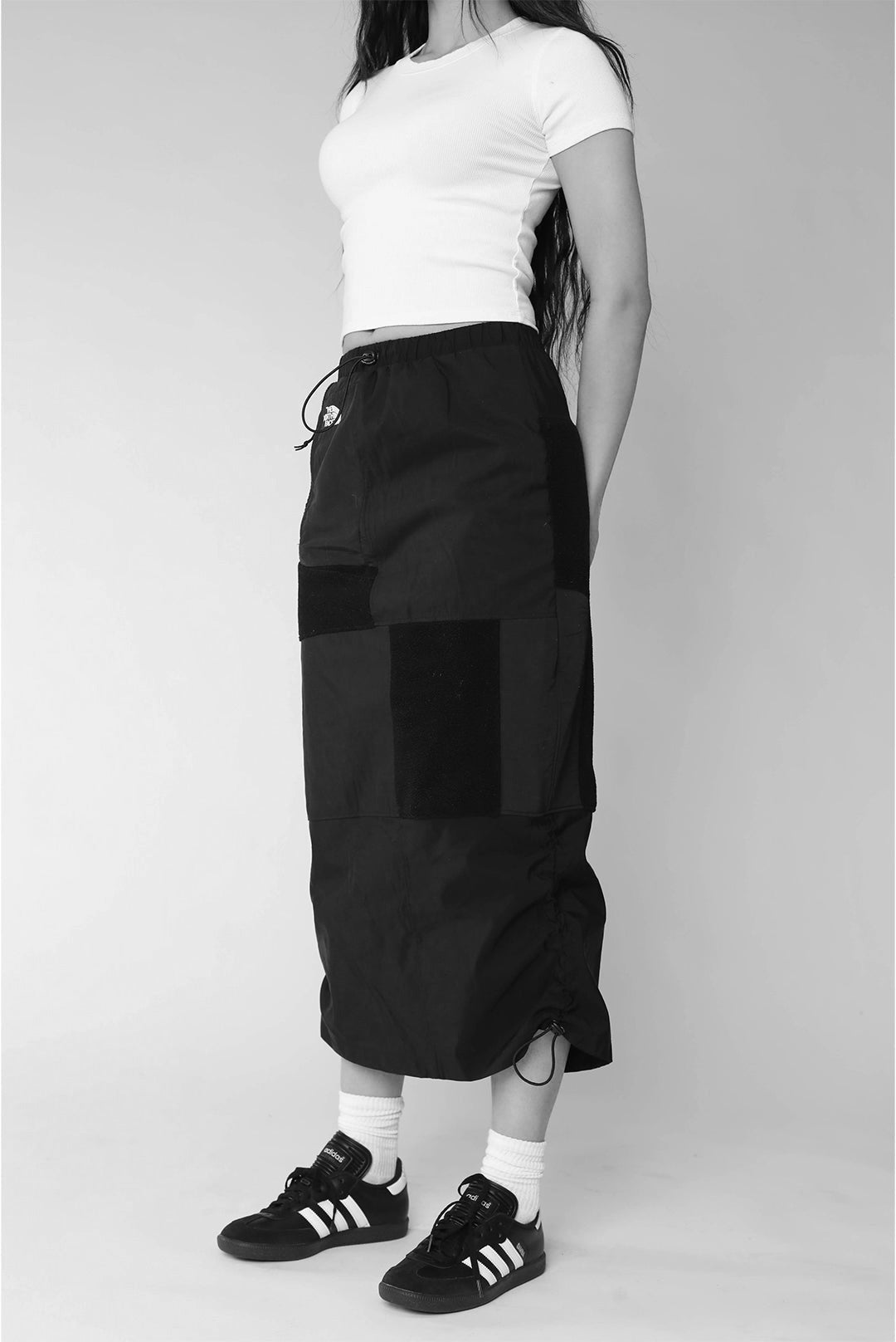 Rework North Face Fleece Long Skirt - XS, S, M, L-SKIRTS-North Face-Frankie Collective