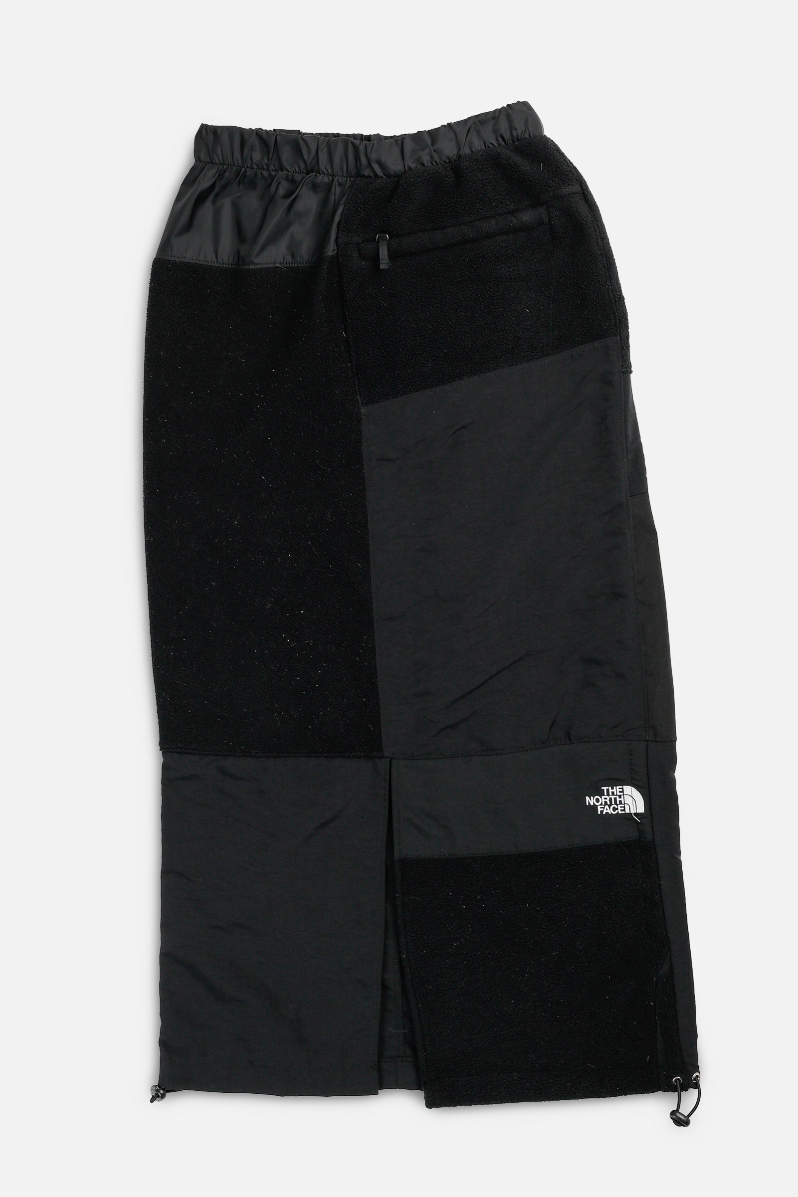 Rework North Face Fleece Long Skirt - XS-BOTTOMS-North Face-XS-Frankie Collective Rare Vintage Streetwear Reworks