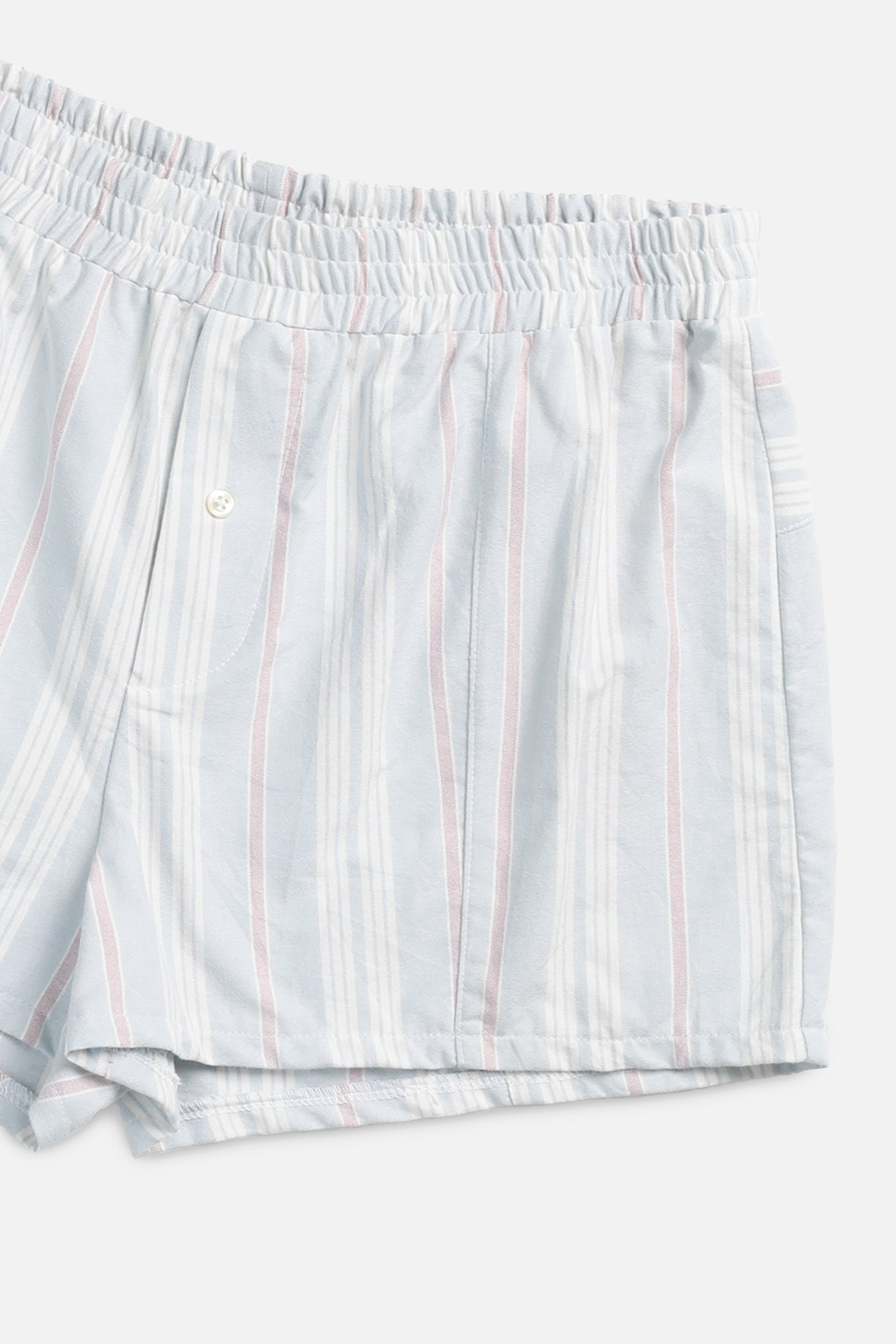 Rework Oxford Mini Boxer Shorts - M-BOTTOMS-vendor-unknown-M-Frankie Collective Rare Vintage Streetwear Reworks