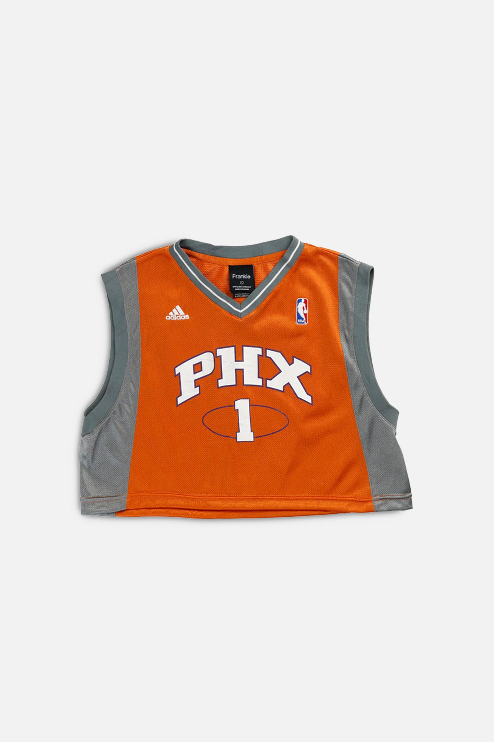 Rework Phoenix Suns NBA Crop Jersey - L-JERSEYS-NBA-L-Frankie Collective Rare Vintage Streetwear Reworks