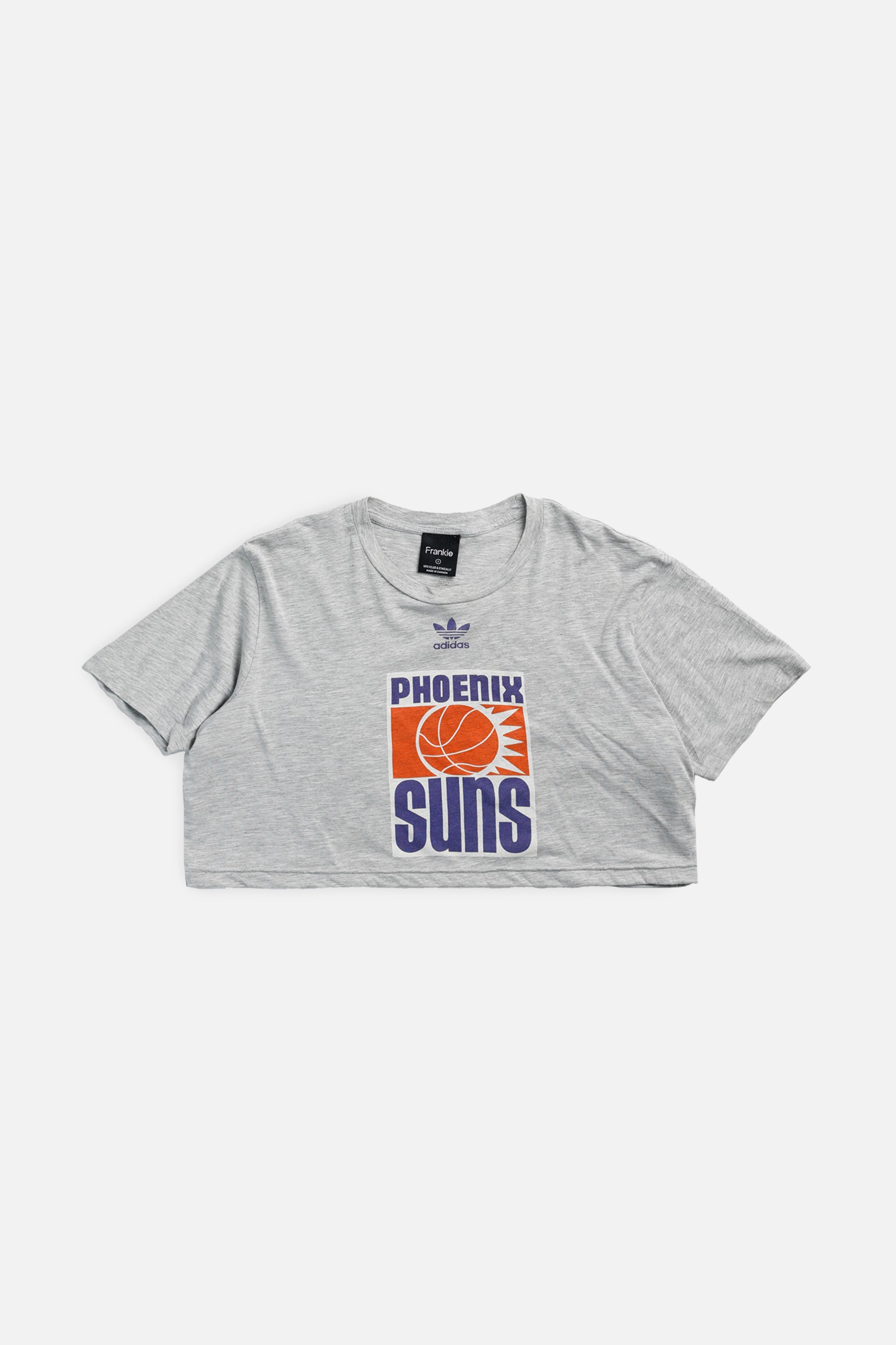 Rework Phoenix Suns NBA Crop Tee - S-TOPS-NBA-S-Frankie Collective Rare Vintage Streetwear Reworks