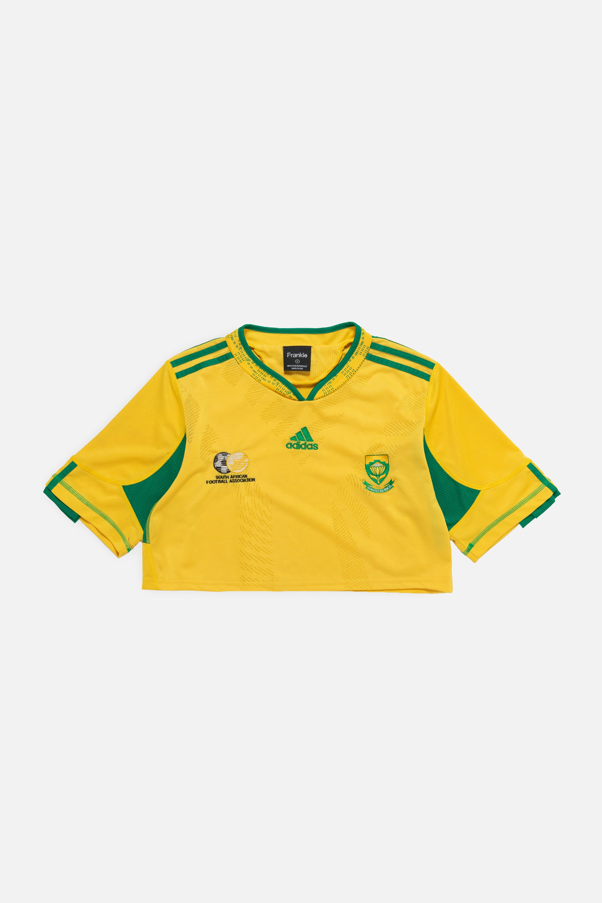 Rework South Africa Team Crop Jersey-Adidas-Frankie Collective-Rework-Vintage-Streetwear
