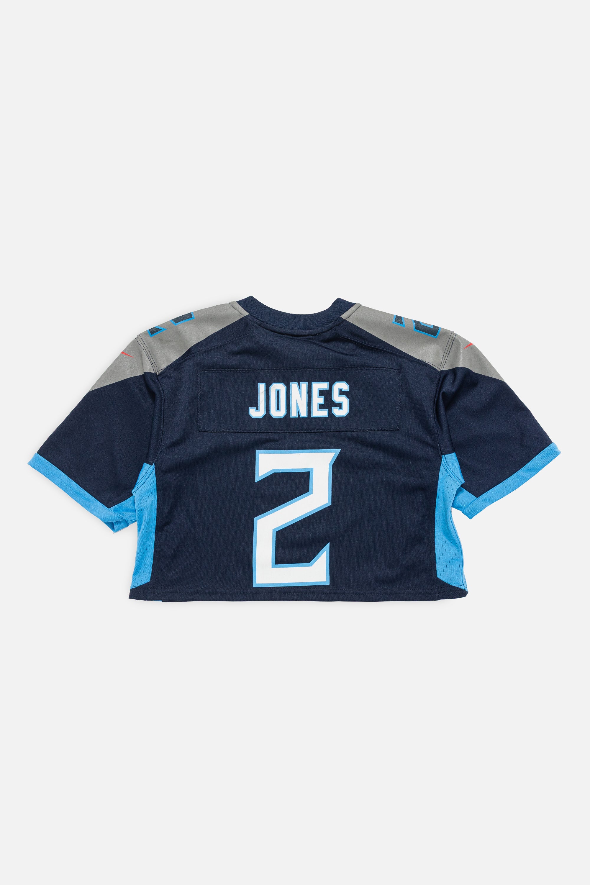 Rework Tennessee Titans Crop Jersey-NFL-Frankie Collective-Rework-Vintage-Streetwear