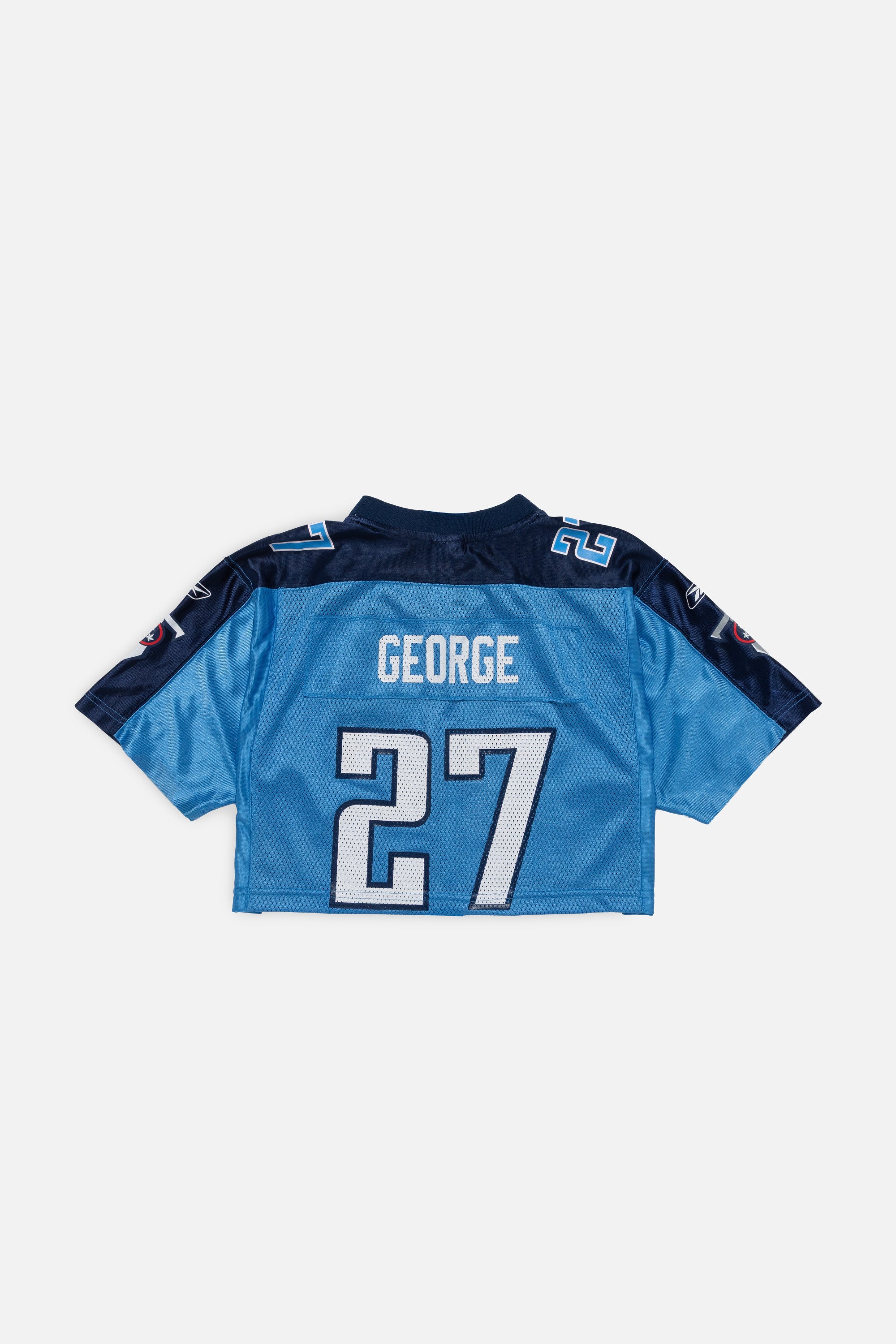 Rework Tennessee Titans Crop Jersey - M-JERSEYS-NFL-Frankie Collective
