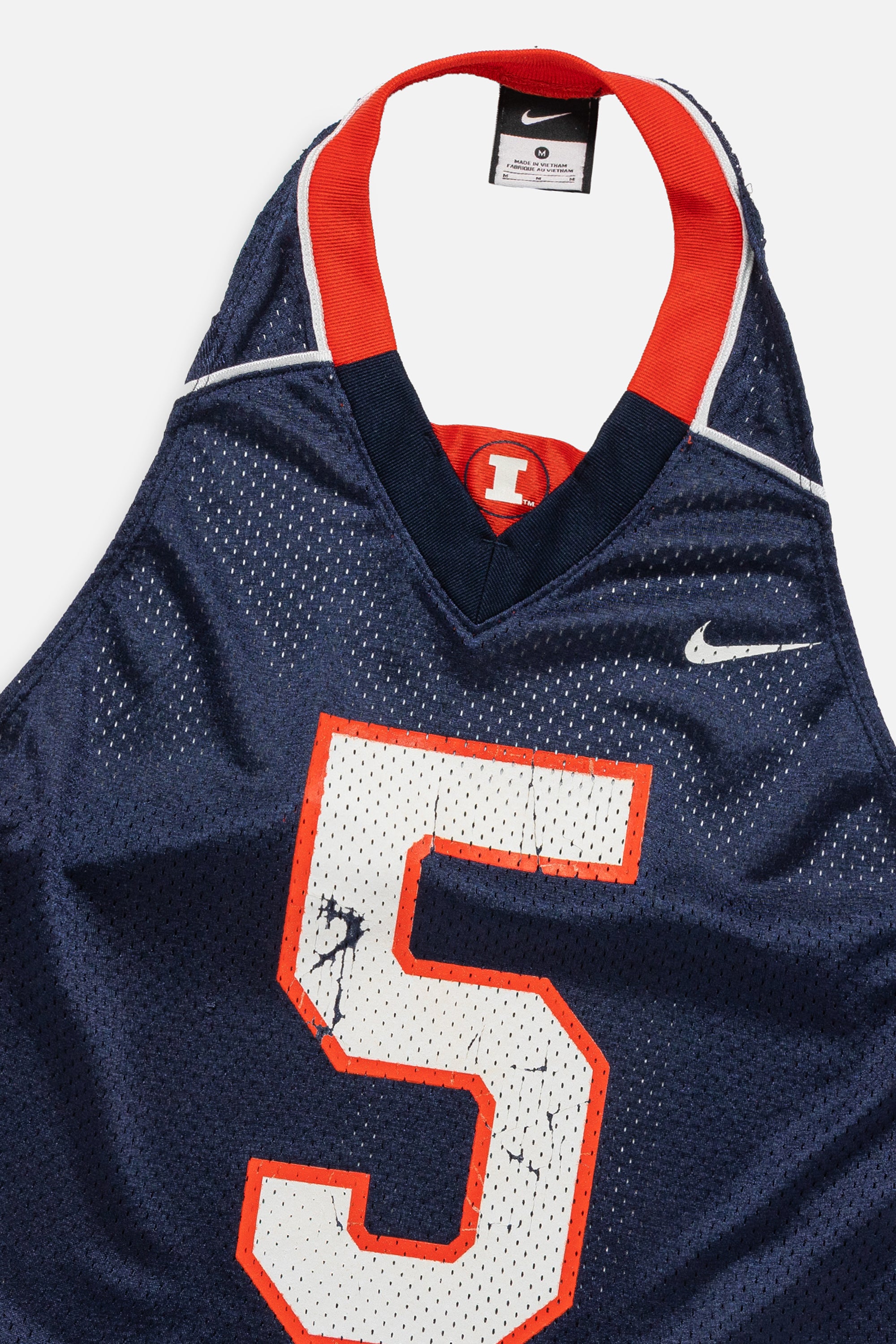 Rework University of Illinois Halter Top-NCAA-Frankie Collective-Rework-Vintage-Streetwear