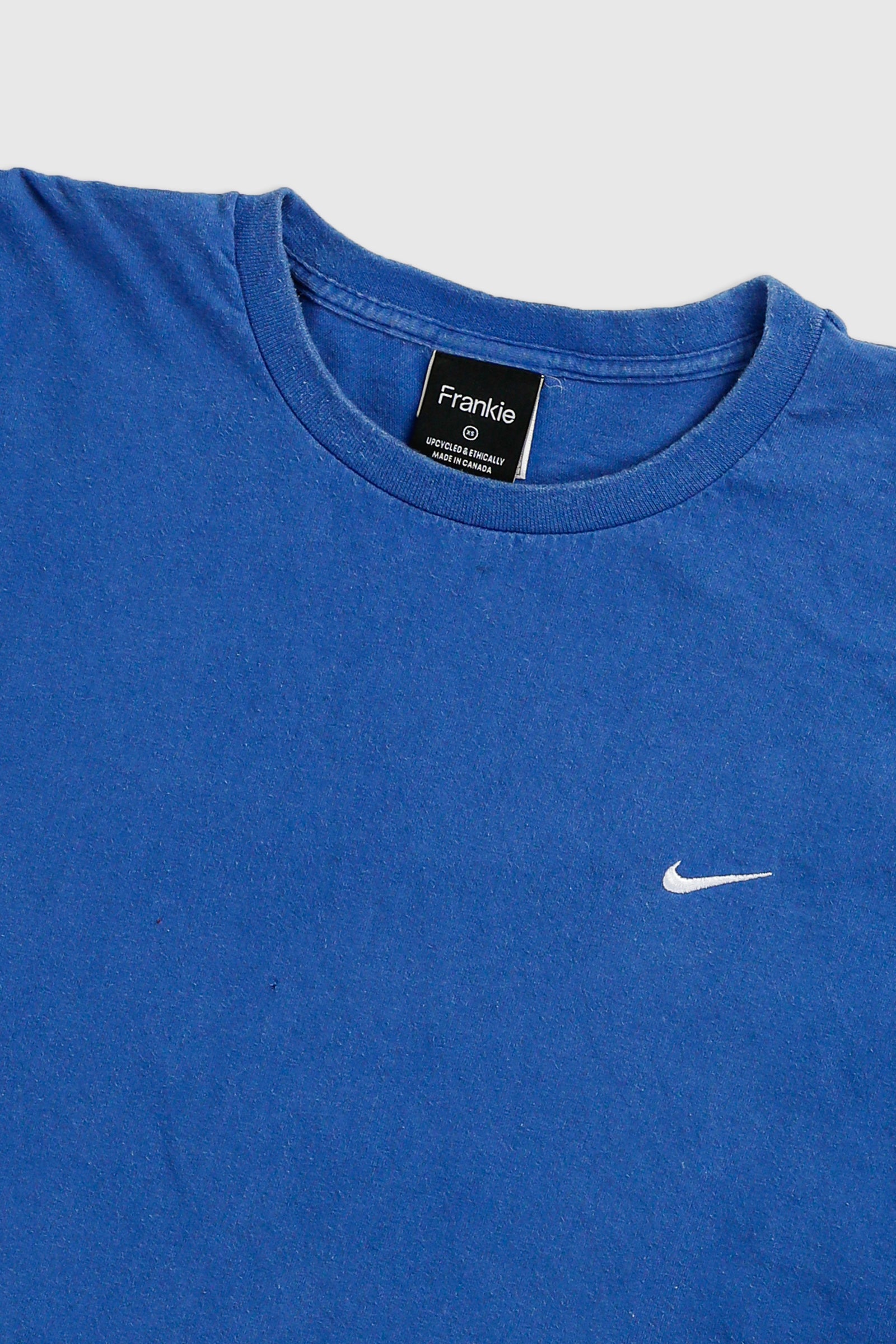 Rework Vintage Nike Crop Tee - XL-TOPS-Nike-XL-Frankie Collective Rare Vintage Streetwear Reworks