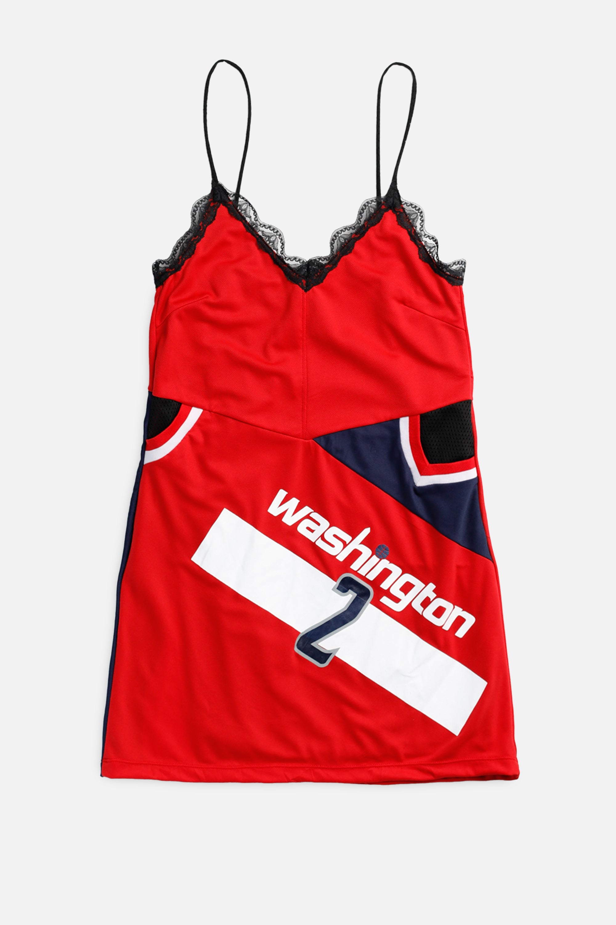 Rework Washington Wizards NBA Lace Dress - S-DRESSES-NBA-S-Frankie Collective Rare Vintage Streetwear Reworks
