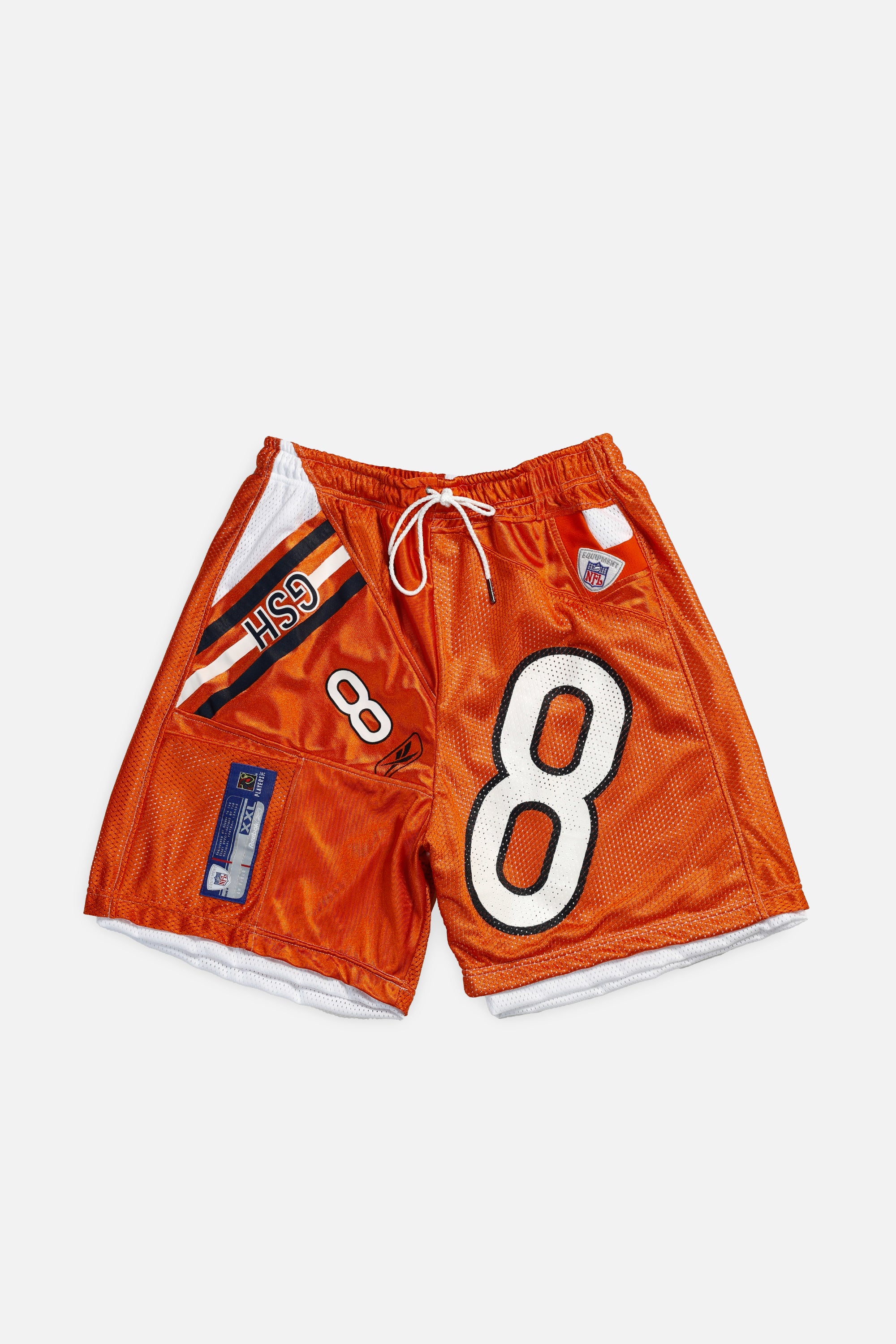 Unisex Rework Chicago Bears Jersey Shorts - Women's M - Men's S-SHORTS-NFL-Frankie Collective
