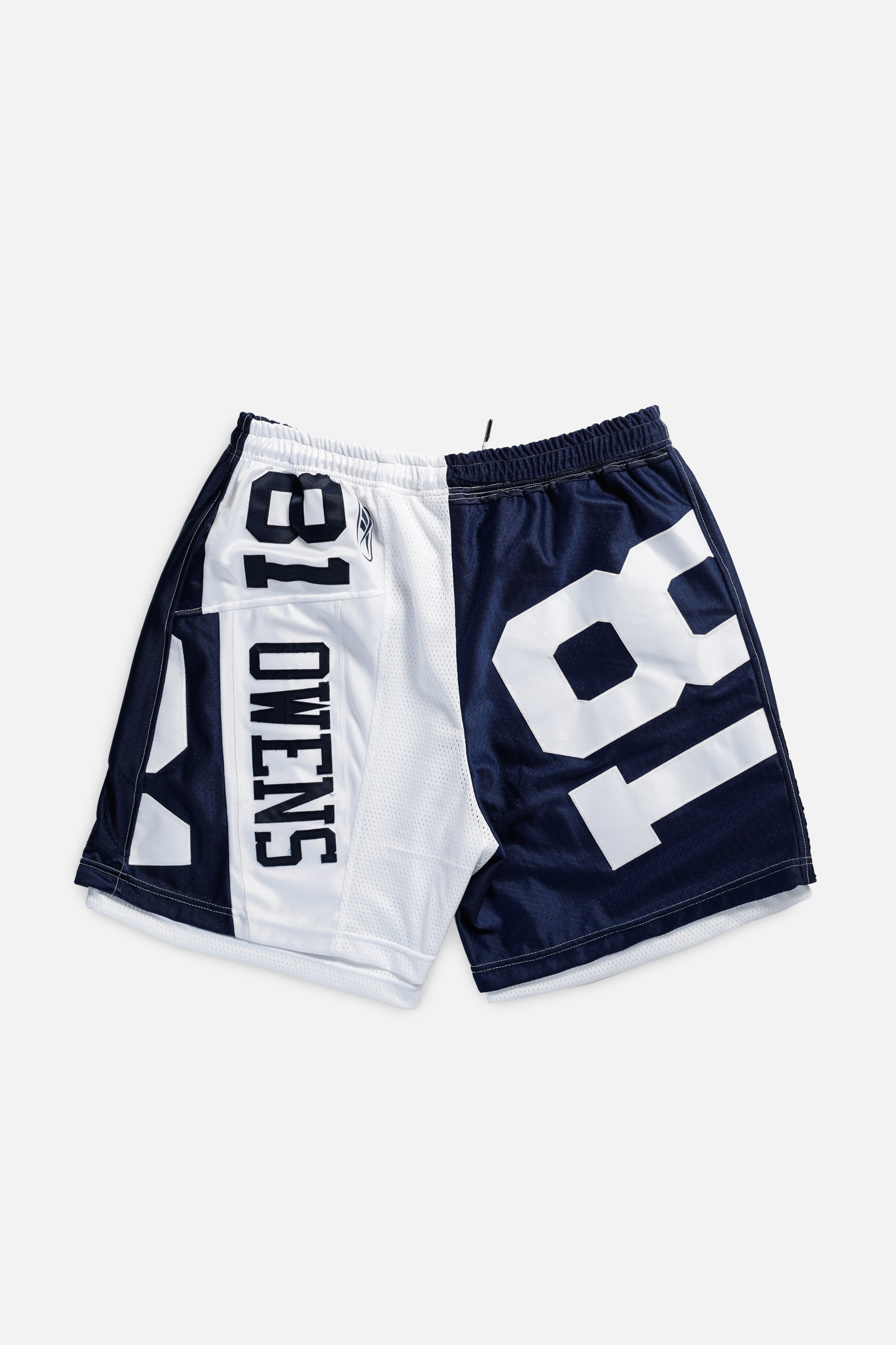 Unisex Rework Dallas Cowboys Jersey Shorts - Women's XL - Men's L-SHORTS-NFL-Frankie Collective