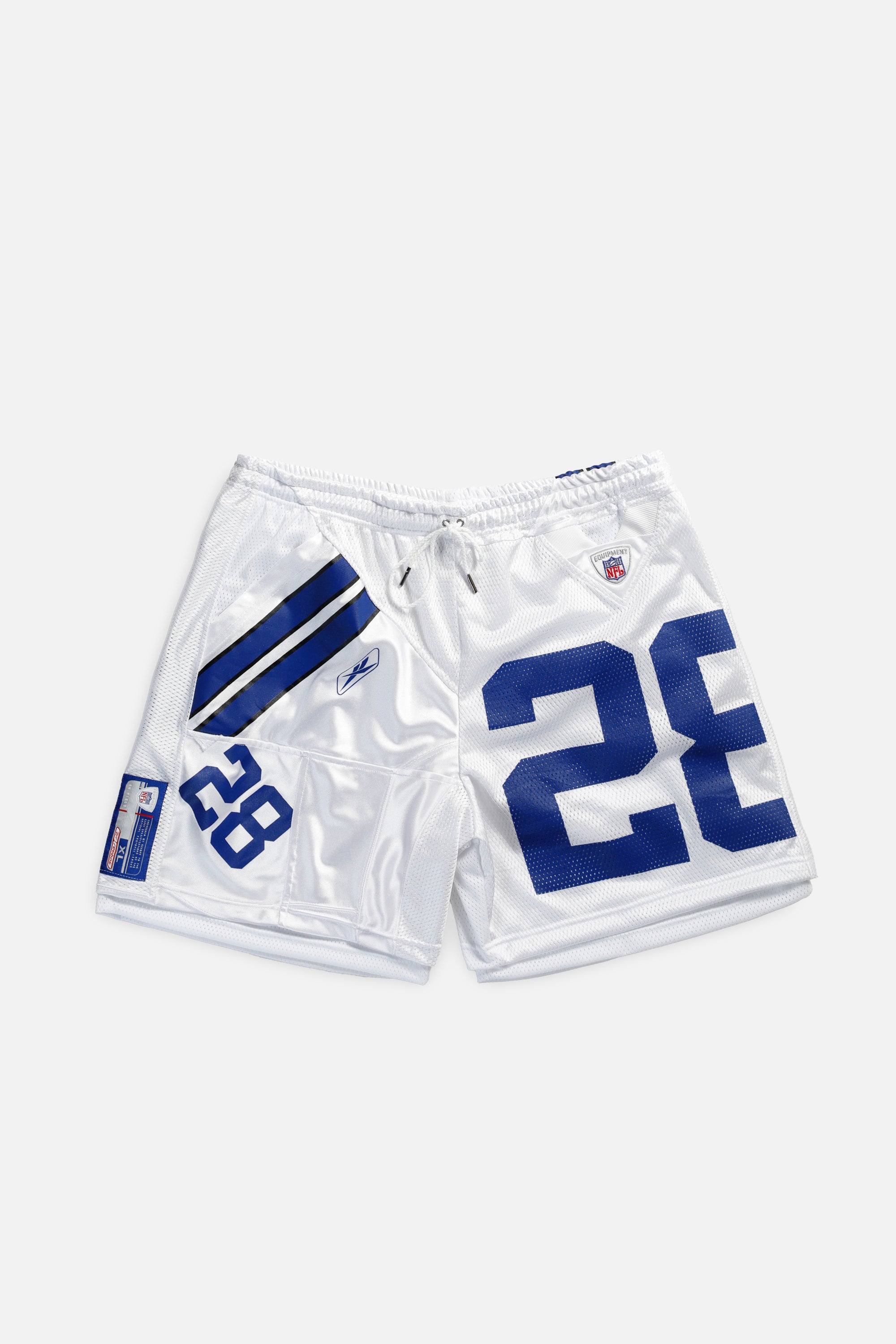 Unisex Rework Dallas Cowboys Jersey Shorts - Women's XXL - Men's XL-SHORTS-NFL-Frankie Collective