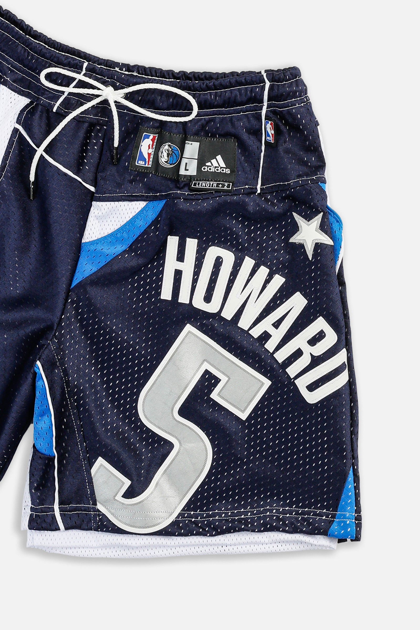 Unisex Rework Dallas Mavericks NBA Jersey Shorts - M-BOTTOMS-NBA-Women's M - Men's S-Frankie Collective Rare Vintage Streetwear Reworks