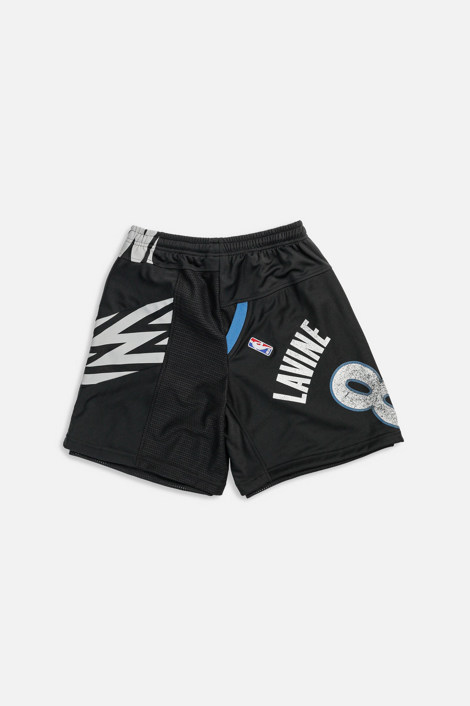 Unisex Rework Minnesota Timberwolves NBA Jersey Shorts - S-BOTTOMS-NBA-S-Frankie Collective Rare Vintage Streetwear Reworks