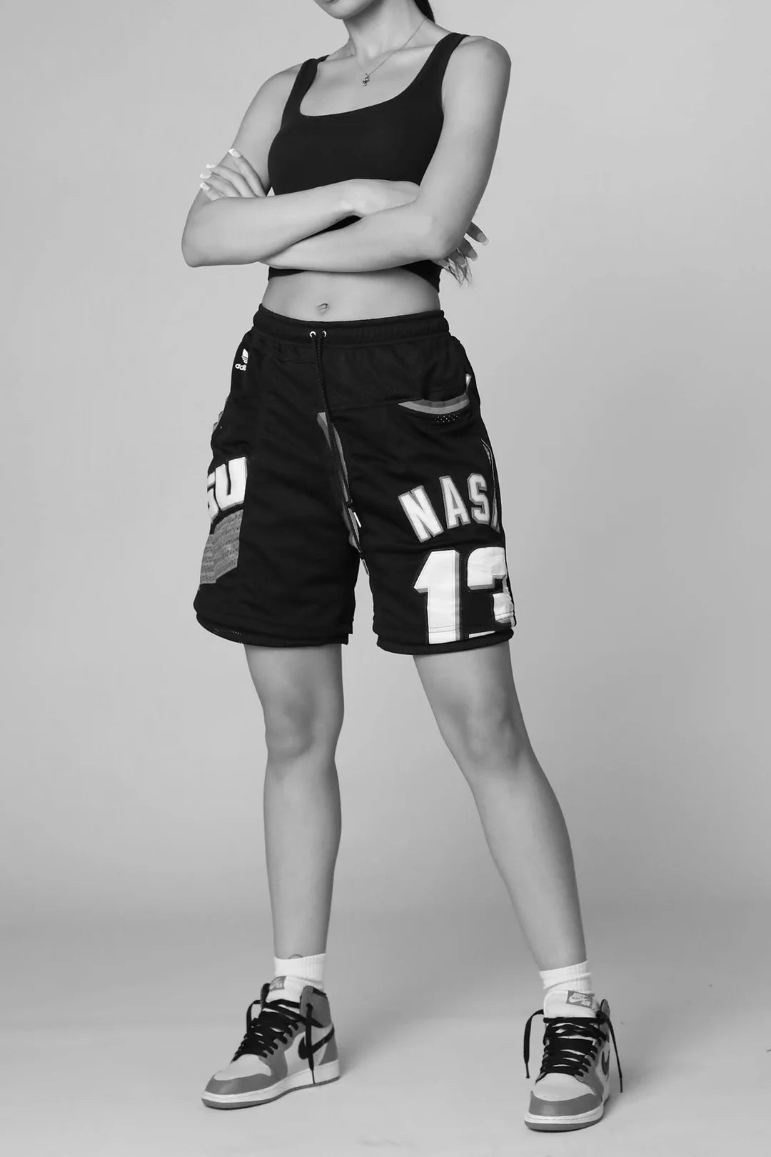 Unisex Rework Oakland Raiders Jersey Shorts - Women's XL - Men's L-SHORTS-NFL-Frankie Collective