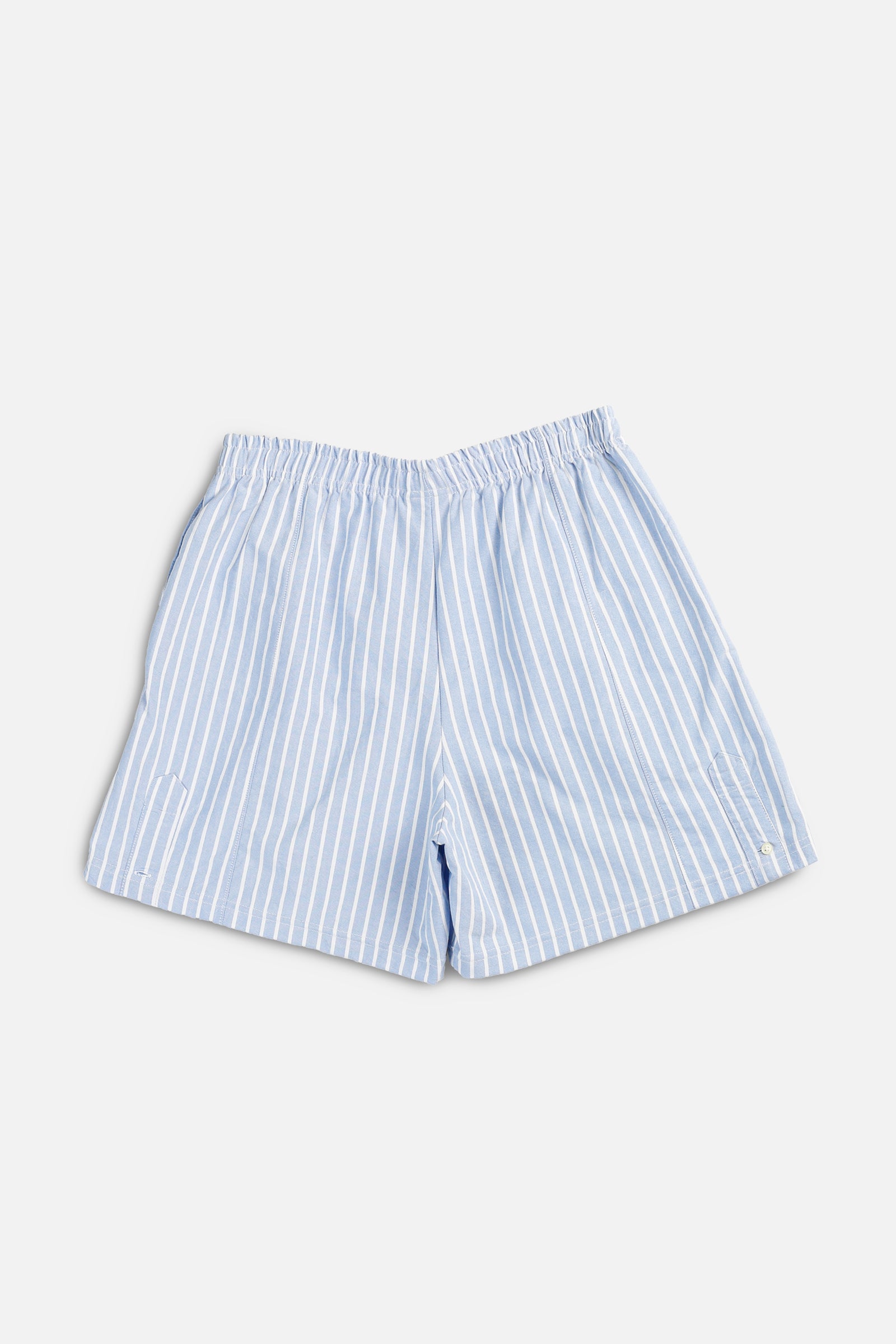 Unisex Rework Oxford Boxer Shorts - M-BOTTOMS-vendor-unknown-Women's M - Men's S-Frankie Collective Rare Vintage Streetwear Reworks