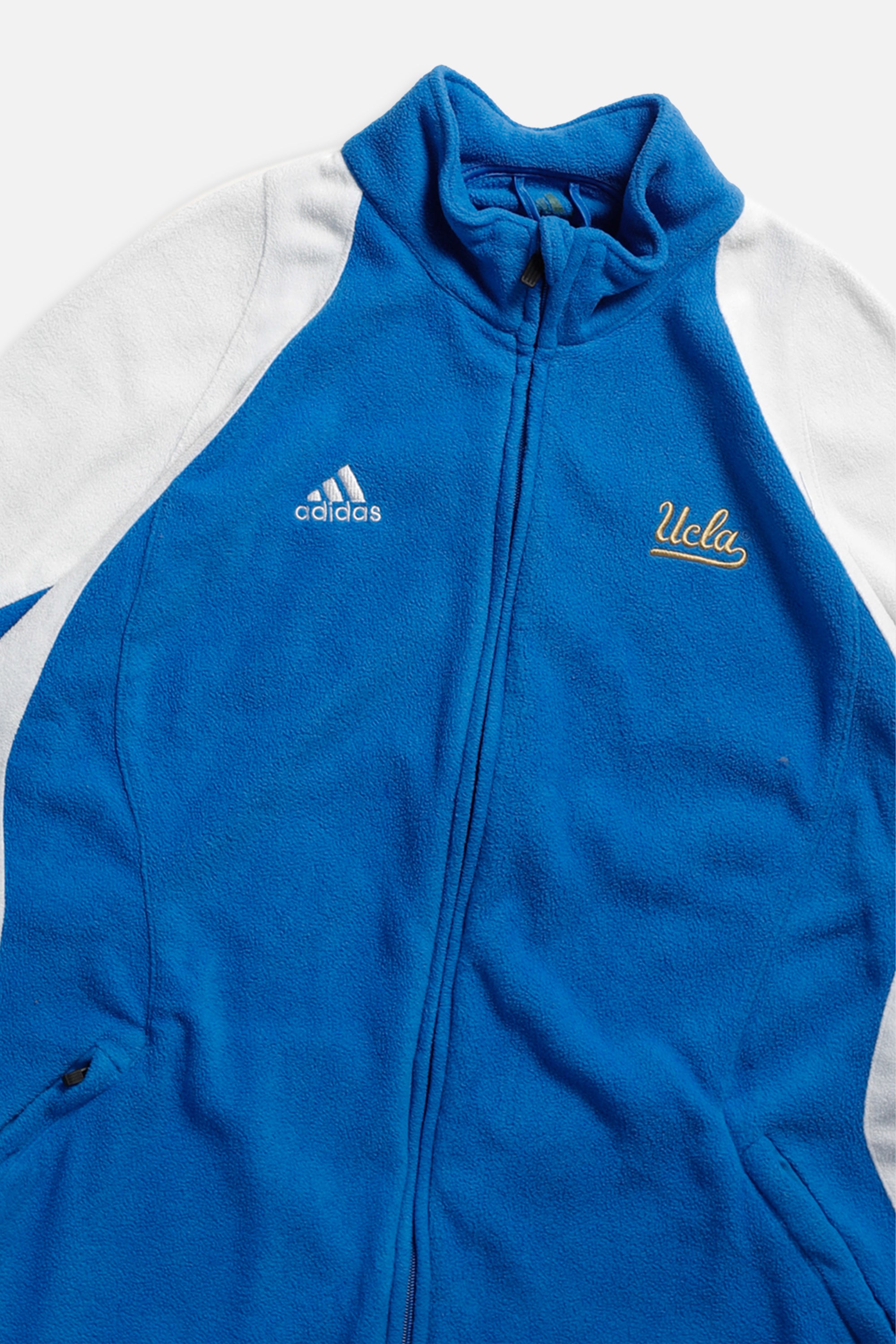 Vintage Adidas UCLA Bruins Fleece Jacket - M-JACKETS-Adidas-M-Frankie Collective Rare Vintage Streetwear Reworks