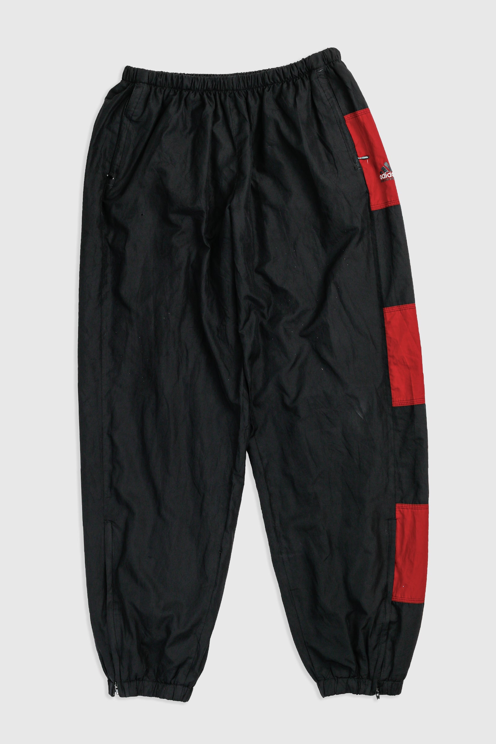 Vintage Adidas Windbreaker Pants - M-BOTTOMS-Adidas-M-Frankie Collective Rare Vintage Streetwear Reworks