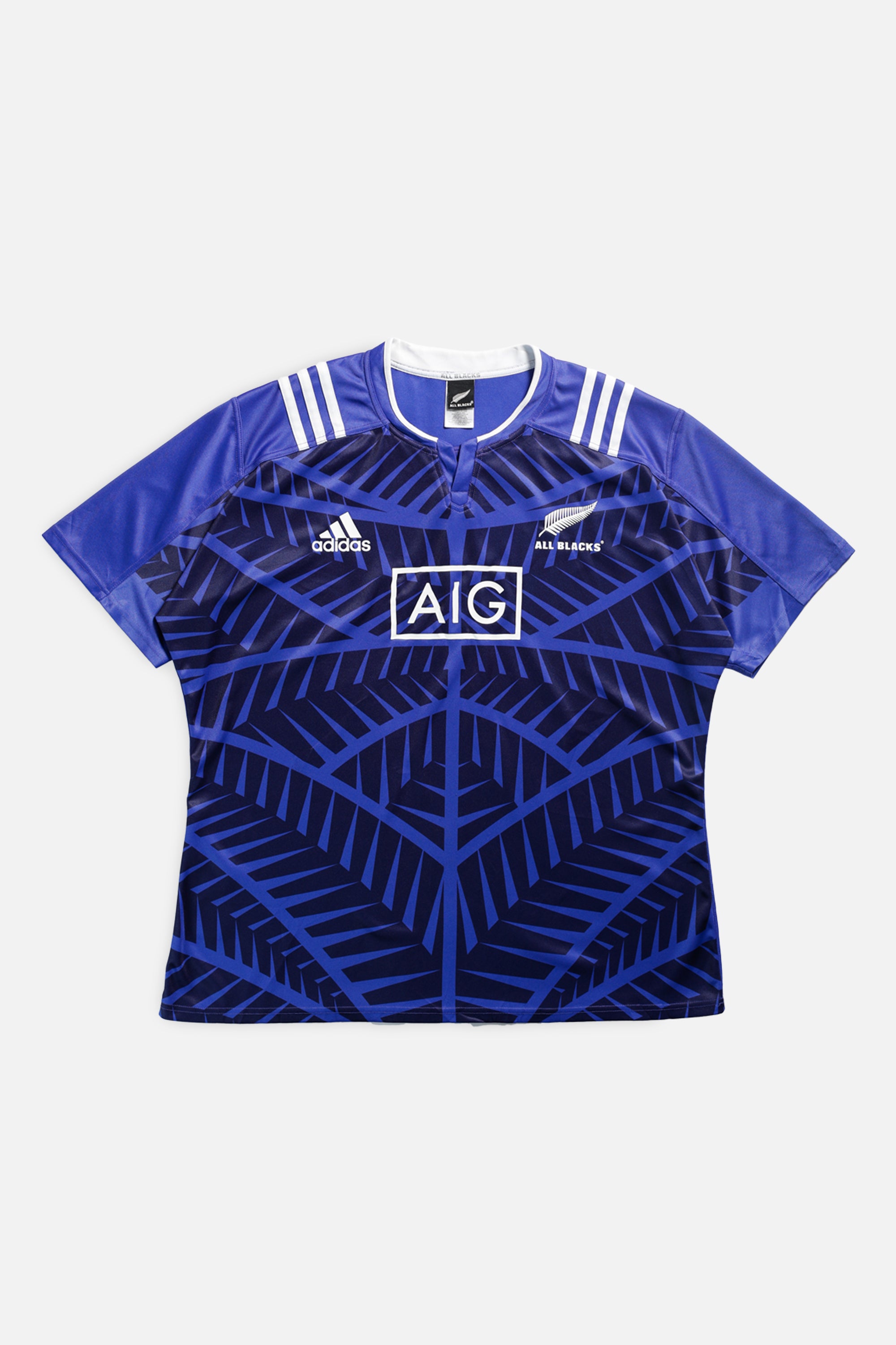 Vintage All Blacks Rugby Jersey - XXXL-JERSEYS-vendor-unknown-XXXL-Frankie Collective Rare Vintage Streetwear Reworks