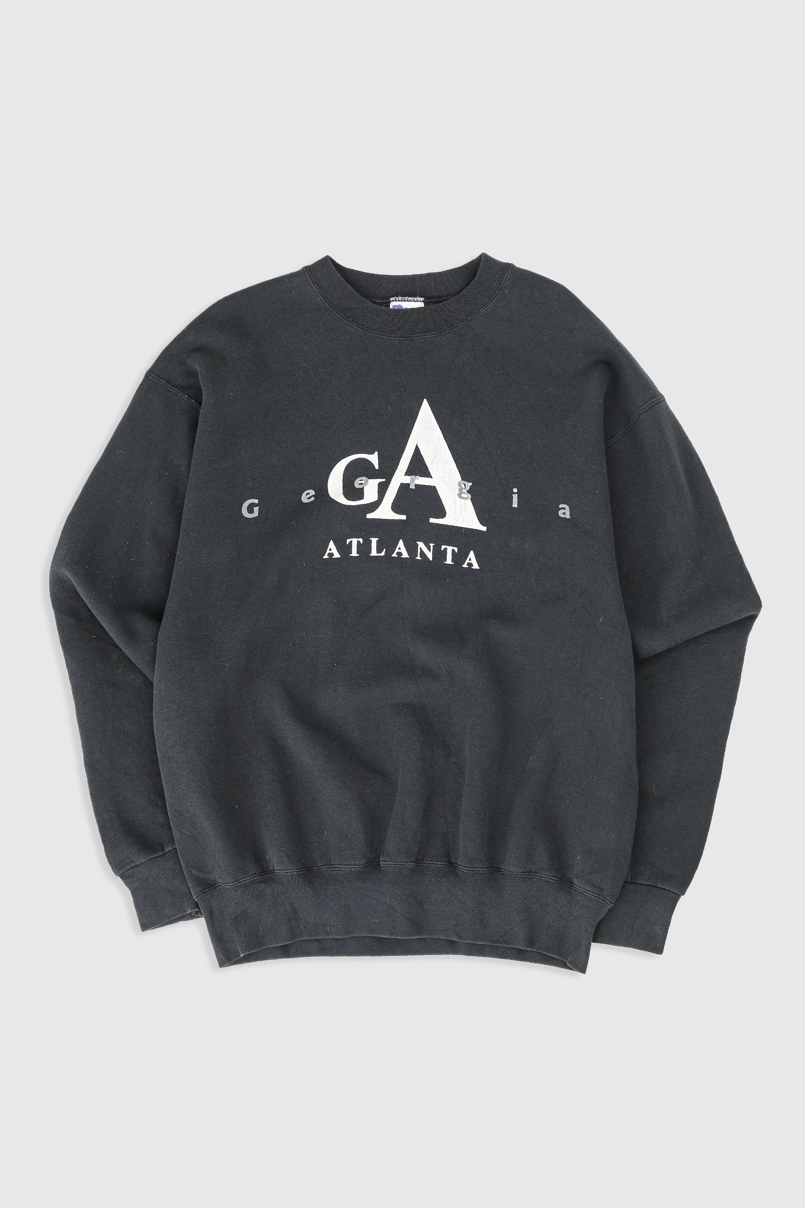 Vintage Atlanta Sweatshirt-SWEATERS-Varsity-XL-Frankie Collective Rare Vintage Streetwear Reworks