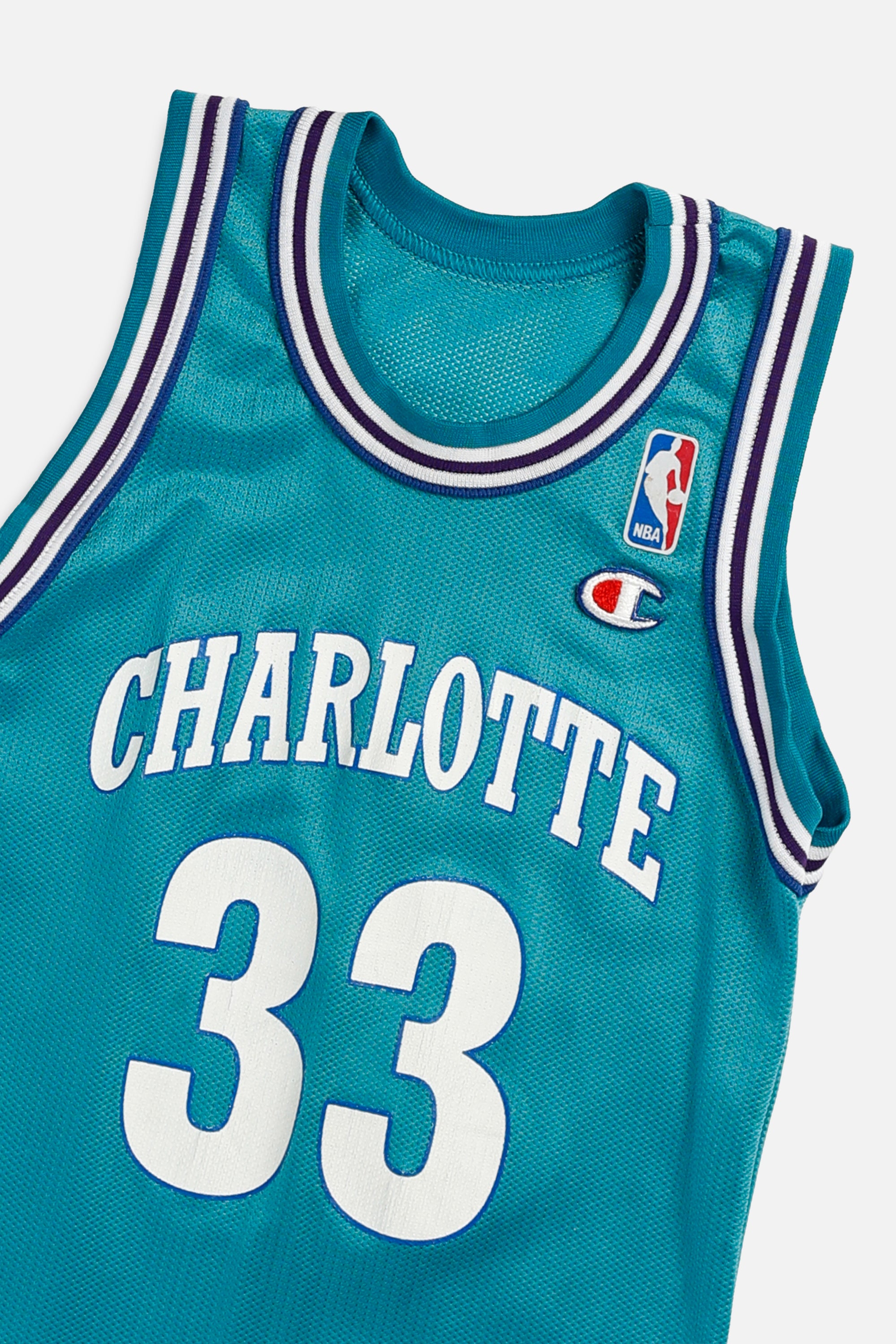 Vintage Charlotte Hornets NBA Jersey - Women's XXS-JERSEYS-NBA-Women's XXS-Frankie Collective Rare Vintage Streetwear Reworks