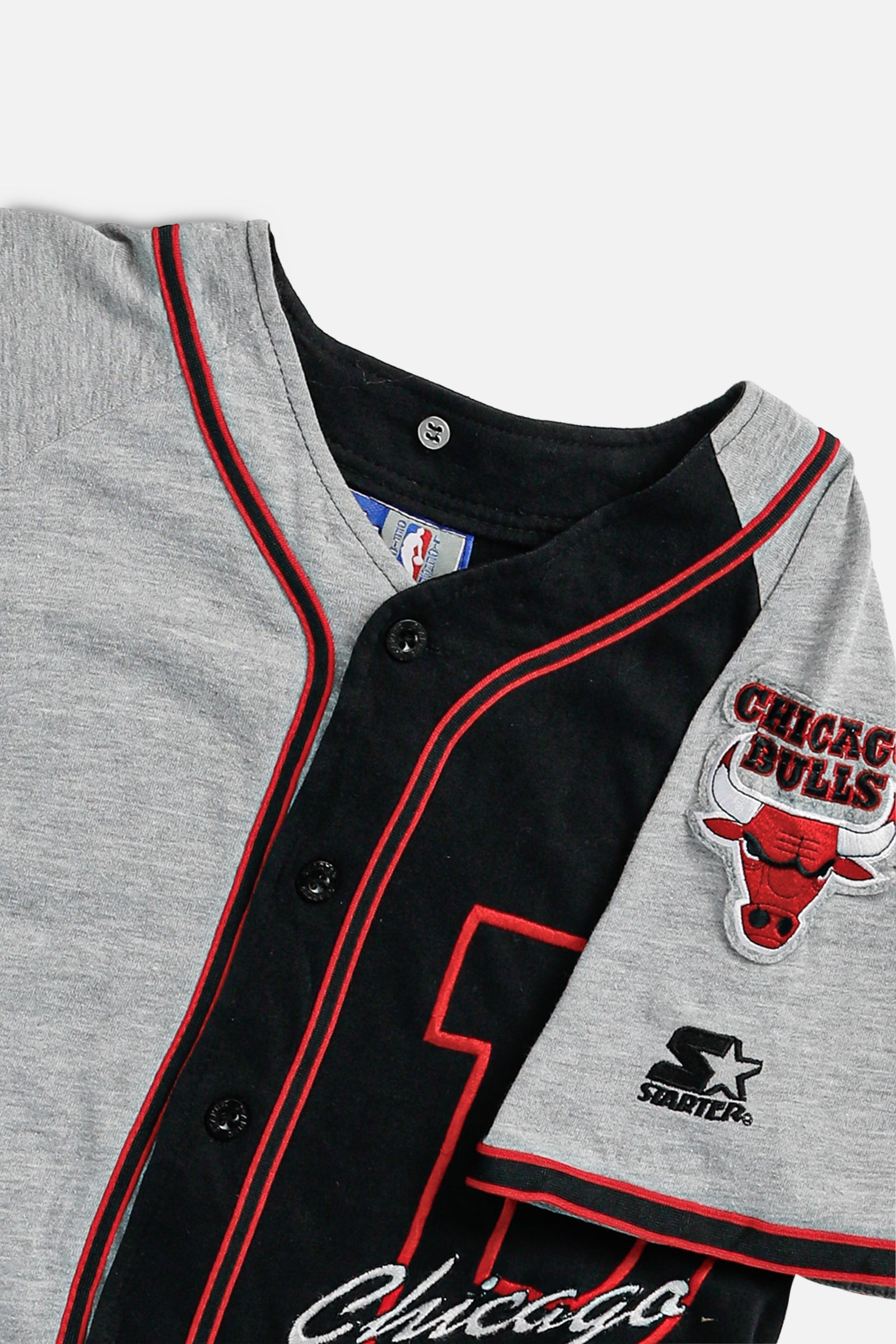 Vintage Chicago Bulls NBA Starter Jersey - S-JERSEYS-NBA-S-Frankie Collective Rare Vintage Streetwear Reworks