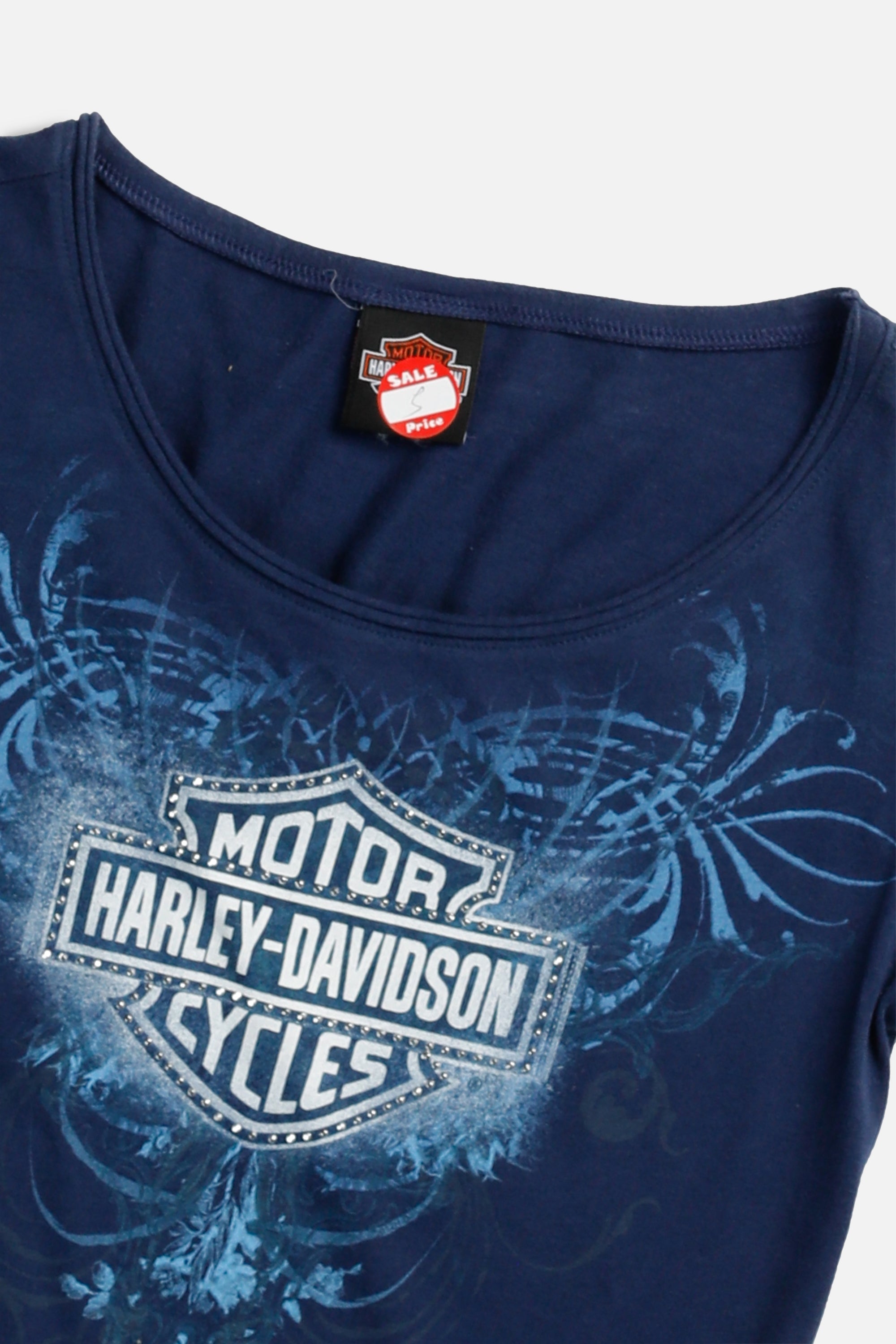 Vintage Harley Tee - Women's M-TSHIRTS-Harley-M-Frankie Collective Rare Vintage Streetwear Reworks