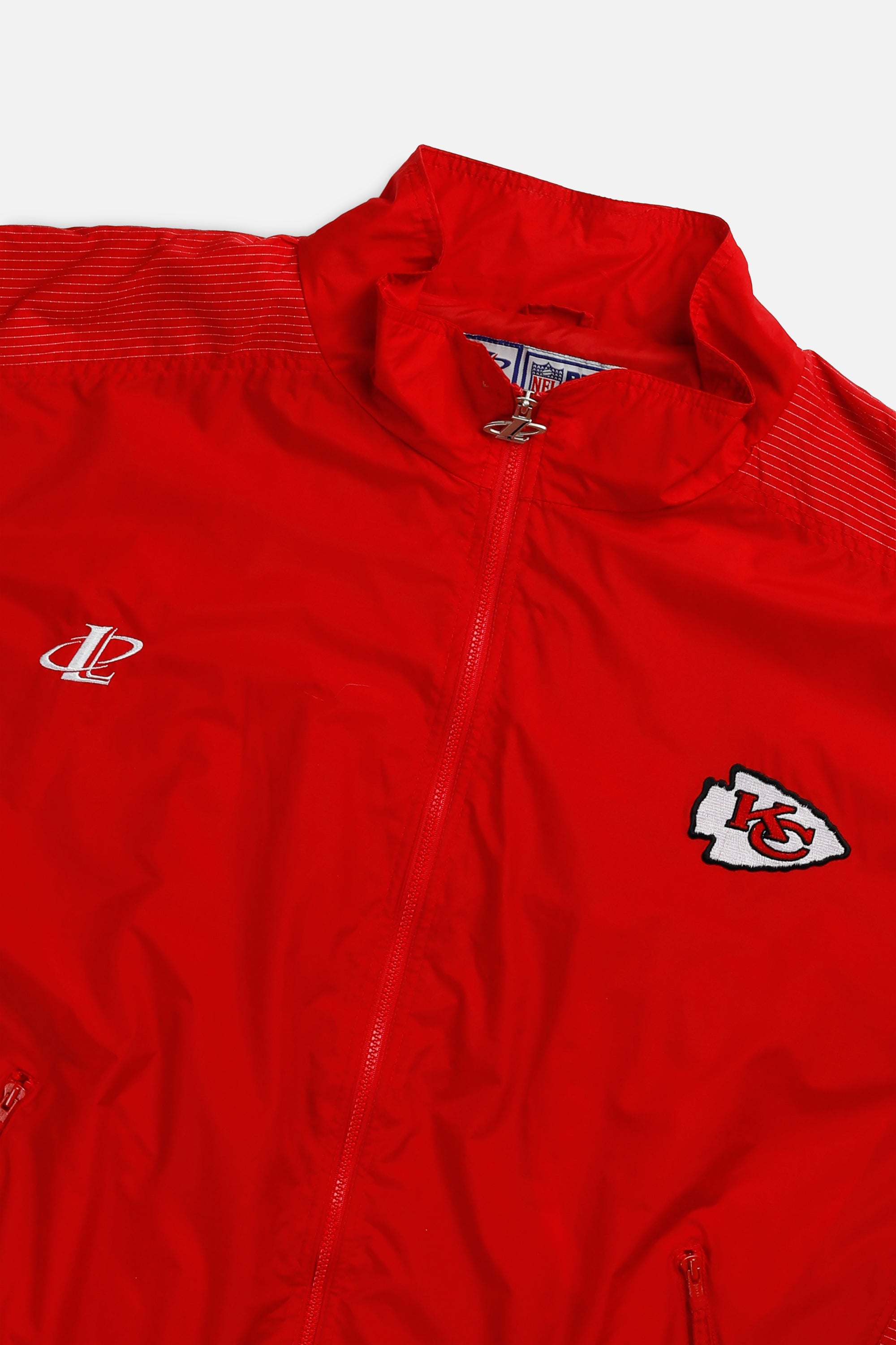 Vintage Kansas City Chiefs NFL Jacket - 5XL-JACKETS-NFL-5XL-Frankie Collective Rare Vintage Streetwear Reworks