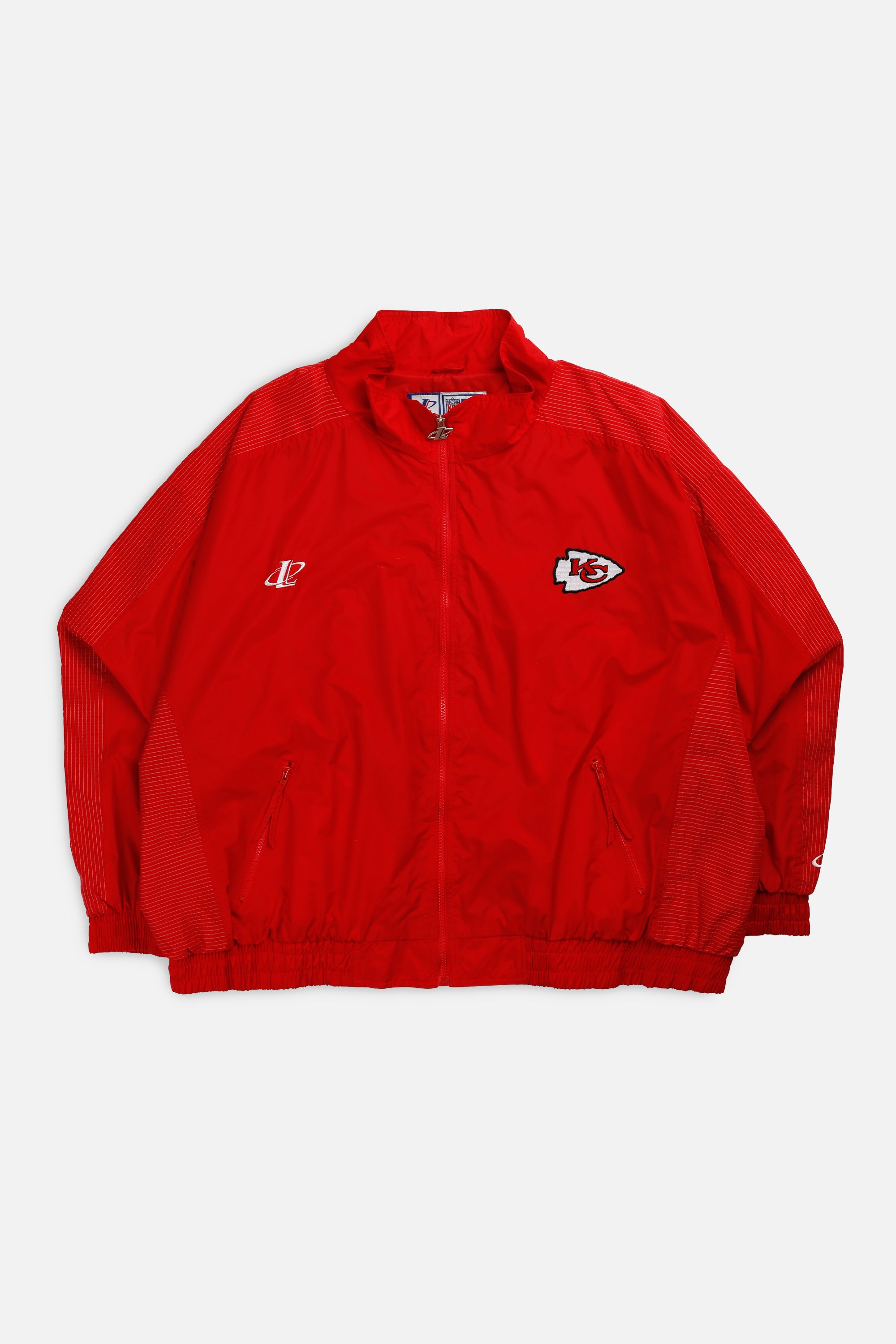 Vintage Kansas City Chiefs NFL Jacket - 5XL-JACKETS-NFL-5XL-Frankie Collective Rare Vintage Streetwear Reworks