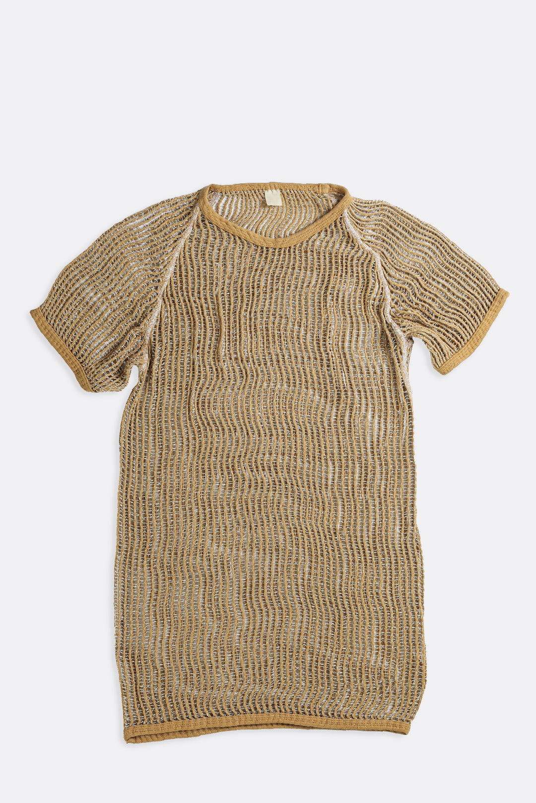 Vintage Knitted Shirt - Brown, White, Tan, Olive, Dark Green, Charcoal-TSHIRTS-vendor-unknown-Brown-Frankie Collective Rare Vintage Streetwear Reworks