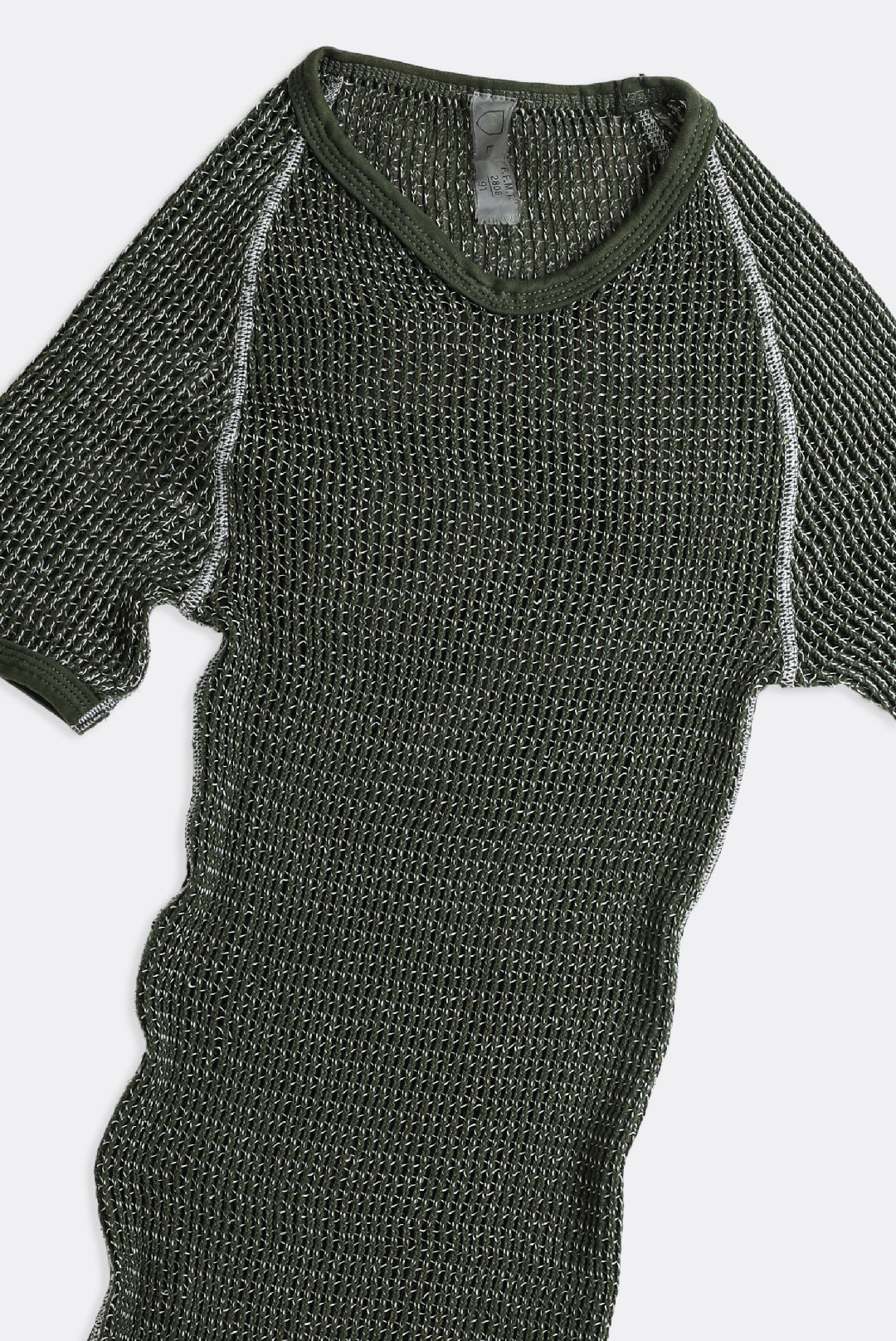 Vintage Knitted Shirt - Brown, White, Tan, Olive, Dark Green, Charcoal-TSHIRTS-vendor-unknown-Brown-Frankie Collective Rare Vintage Streetwear Reworks