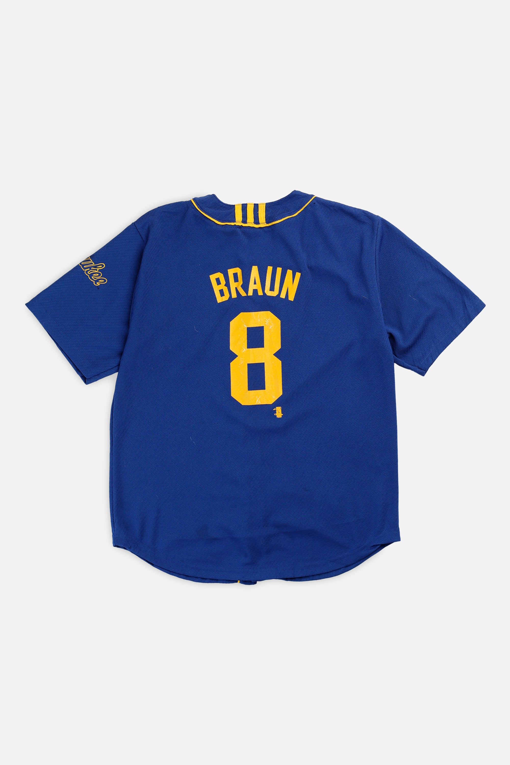 Vintage Milwaukee Brewers MLB Jersey - Women's S-JERSEYS-MLB-Women's S-Frankie Collective Rare Vintage Streetwear Reworks