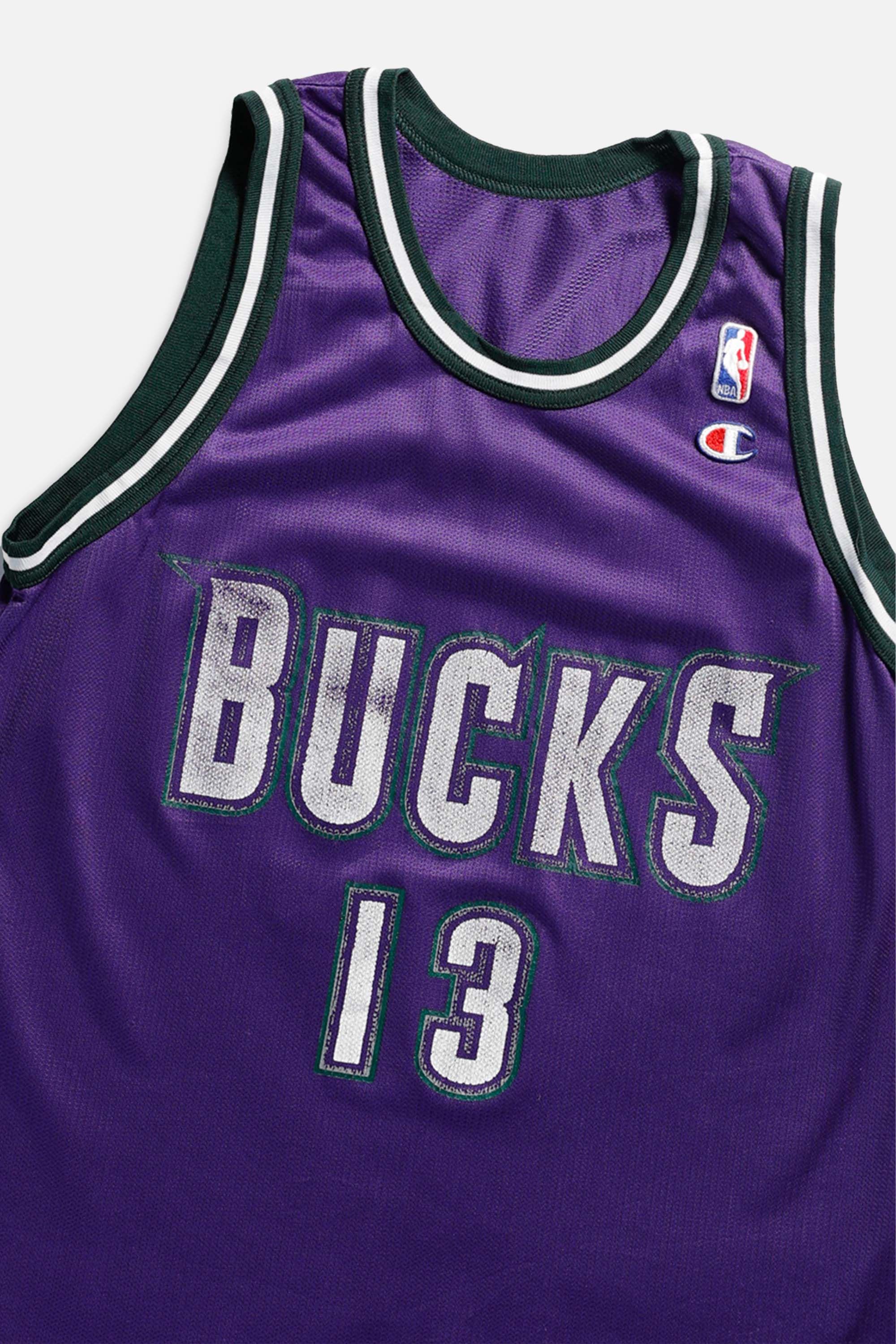 Vintage Milwaukee Bucks NBA Jersey - L-JERSEYS-NBA-L-Frankie Collective Rare Vintage Streetwear Reworks