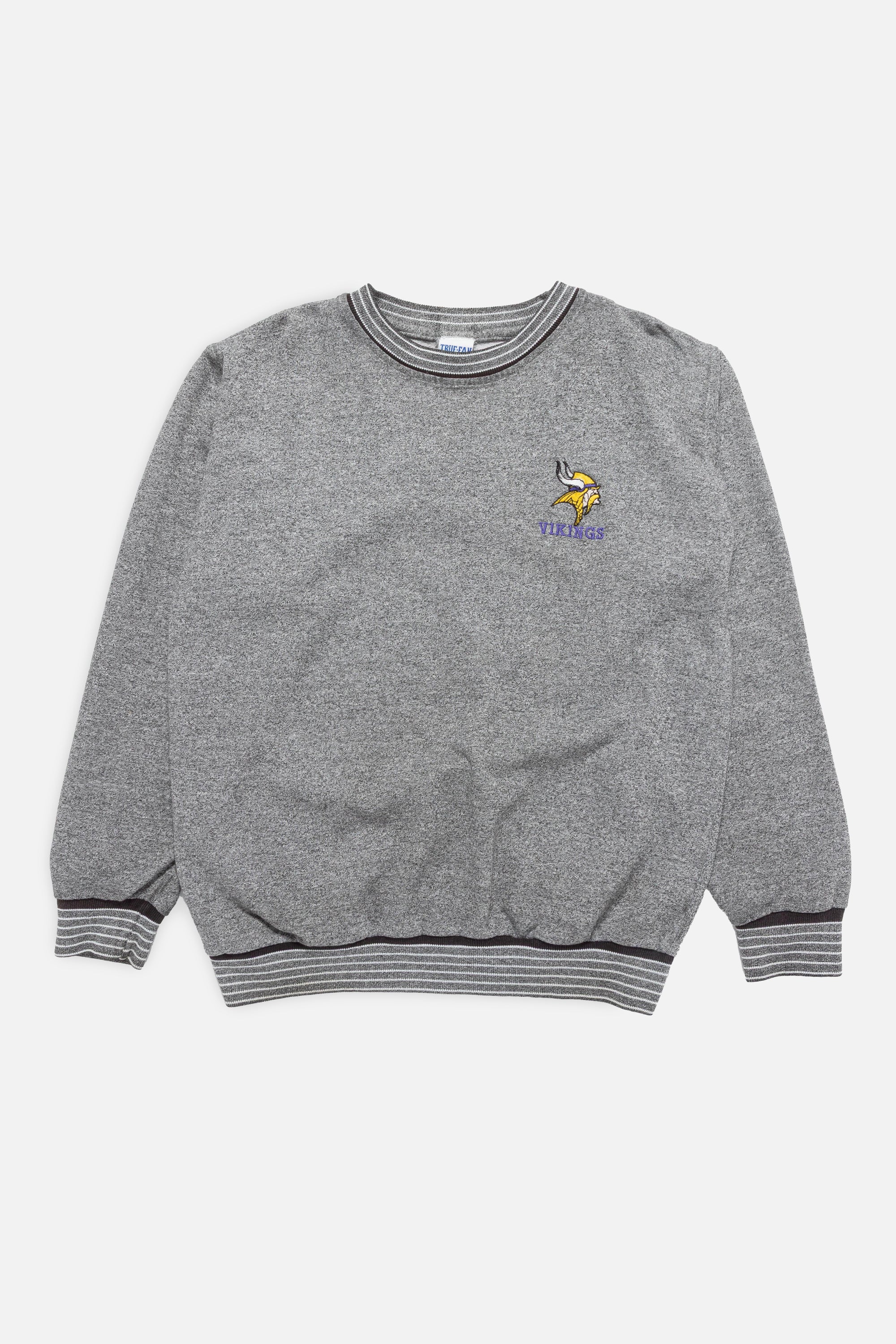 Vintage Minnesota Vikings Sweatshirt-NFL-Frankie Collective-Rework-Vintage-Streetwear