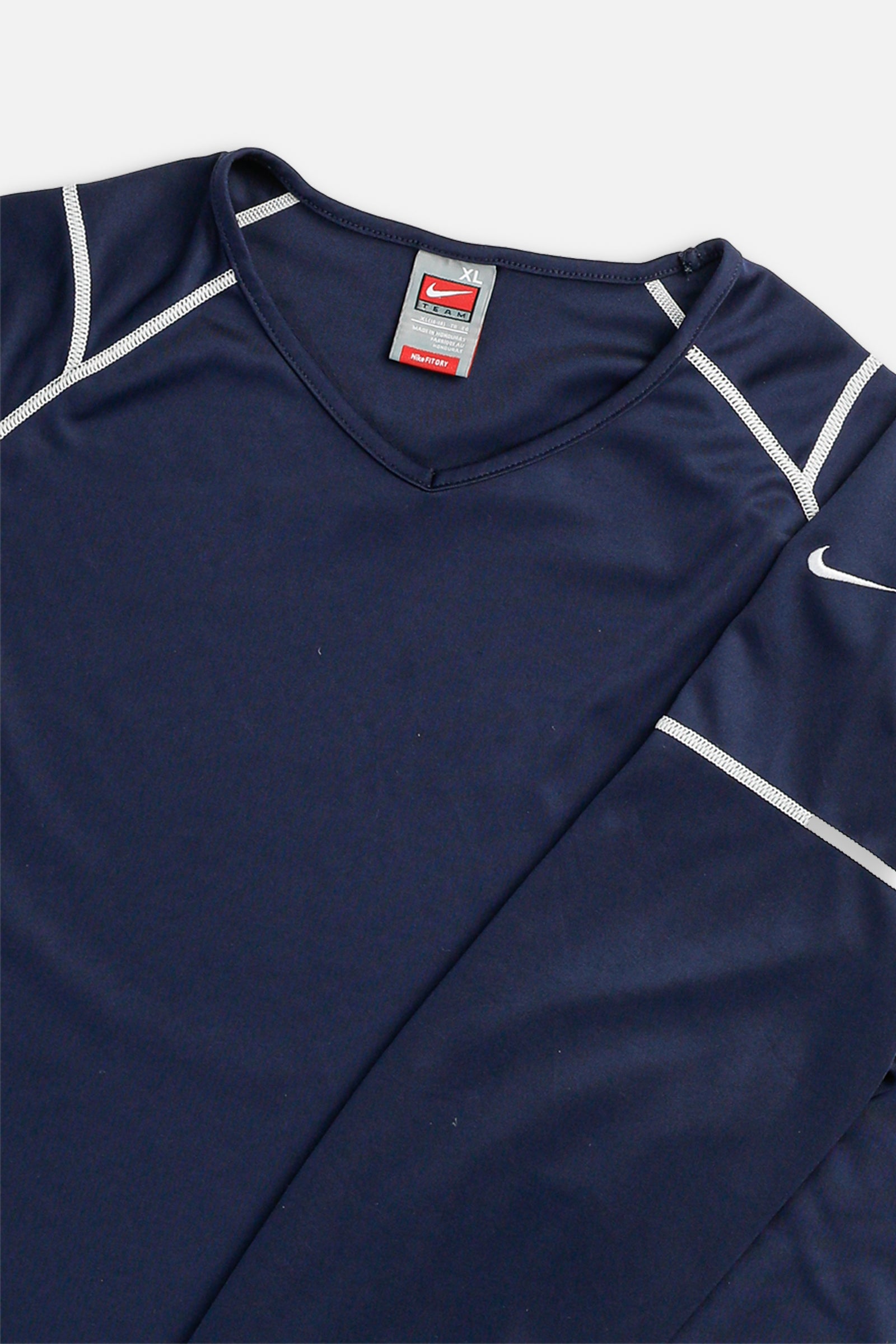 Vintage Nike Long Sleeve Athletic Tee - Women's XL-TOPS-Nike-Women's XL-Frankie Collective Rare Vintage Streetwear Reworks