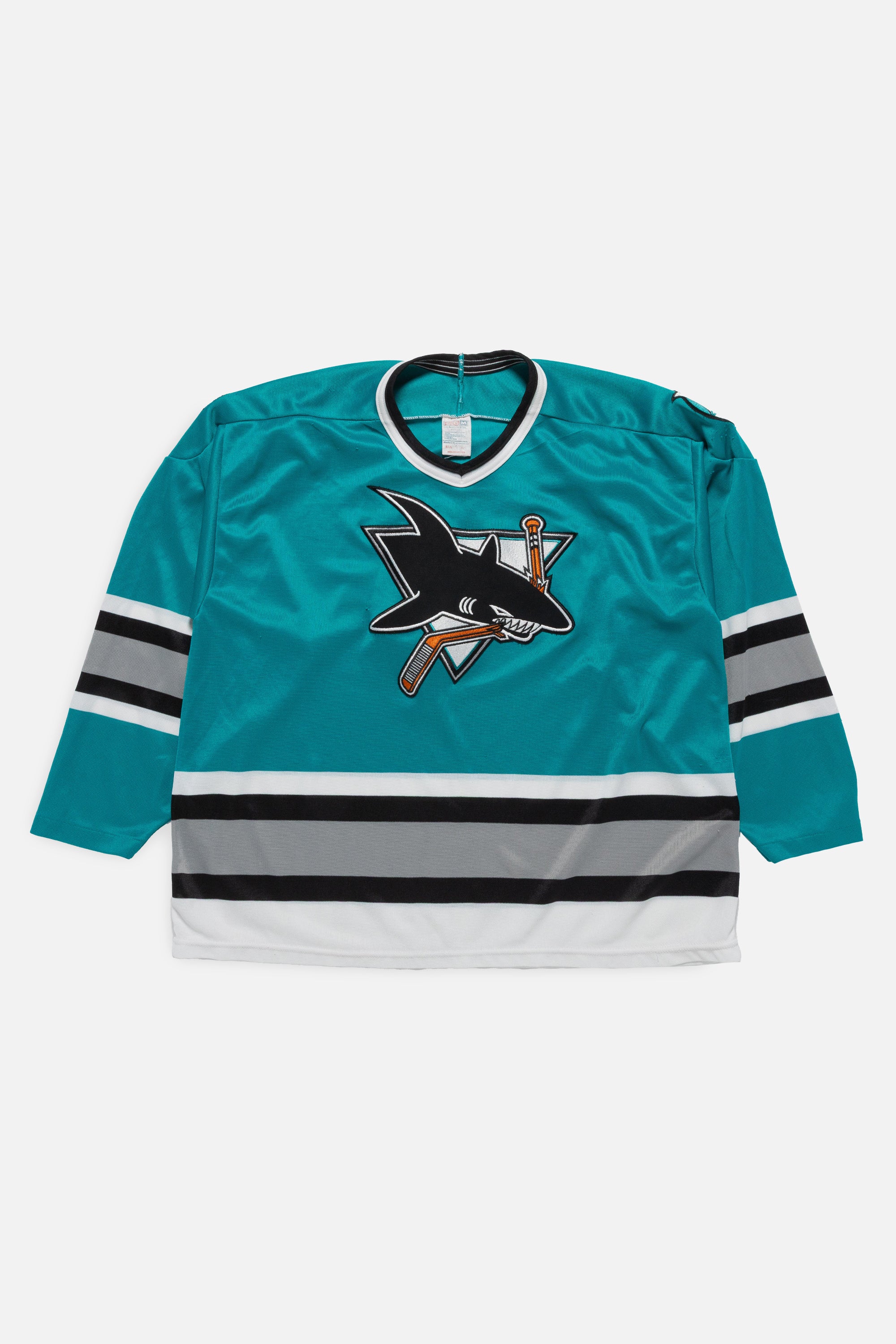 Vintage San Jose Sharks Jersey-NHL-Frankie Collective-Rework-Vintage-Streetwear