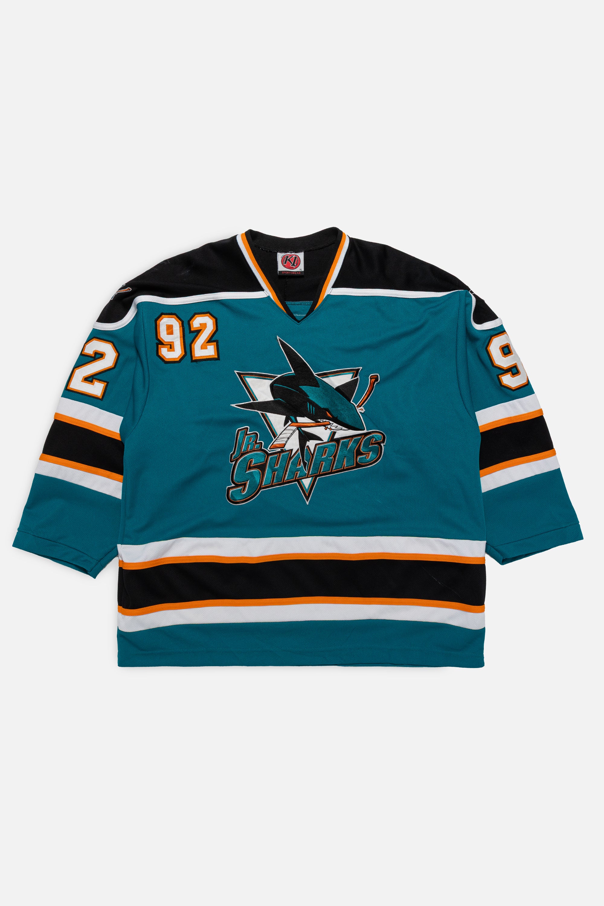 Vintage San Jose Sharks Jersey-NHL-Frankie Collective-Rework-Vintage-Streetwear