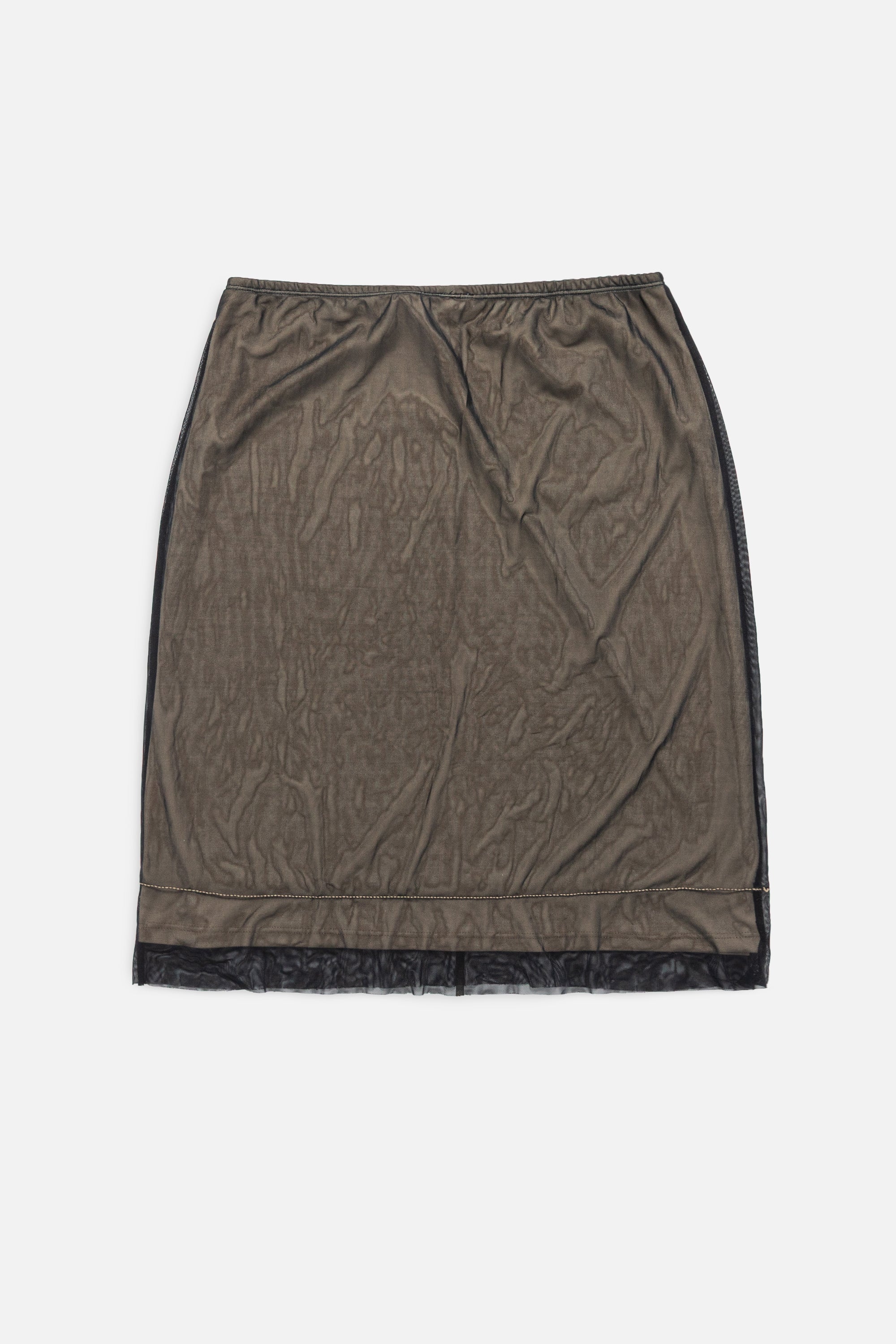 Vintage Sheer Mesh Midi Skirt-Frankie Collective-Rework-Vintage-Streetwear