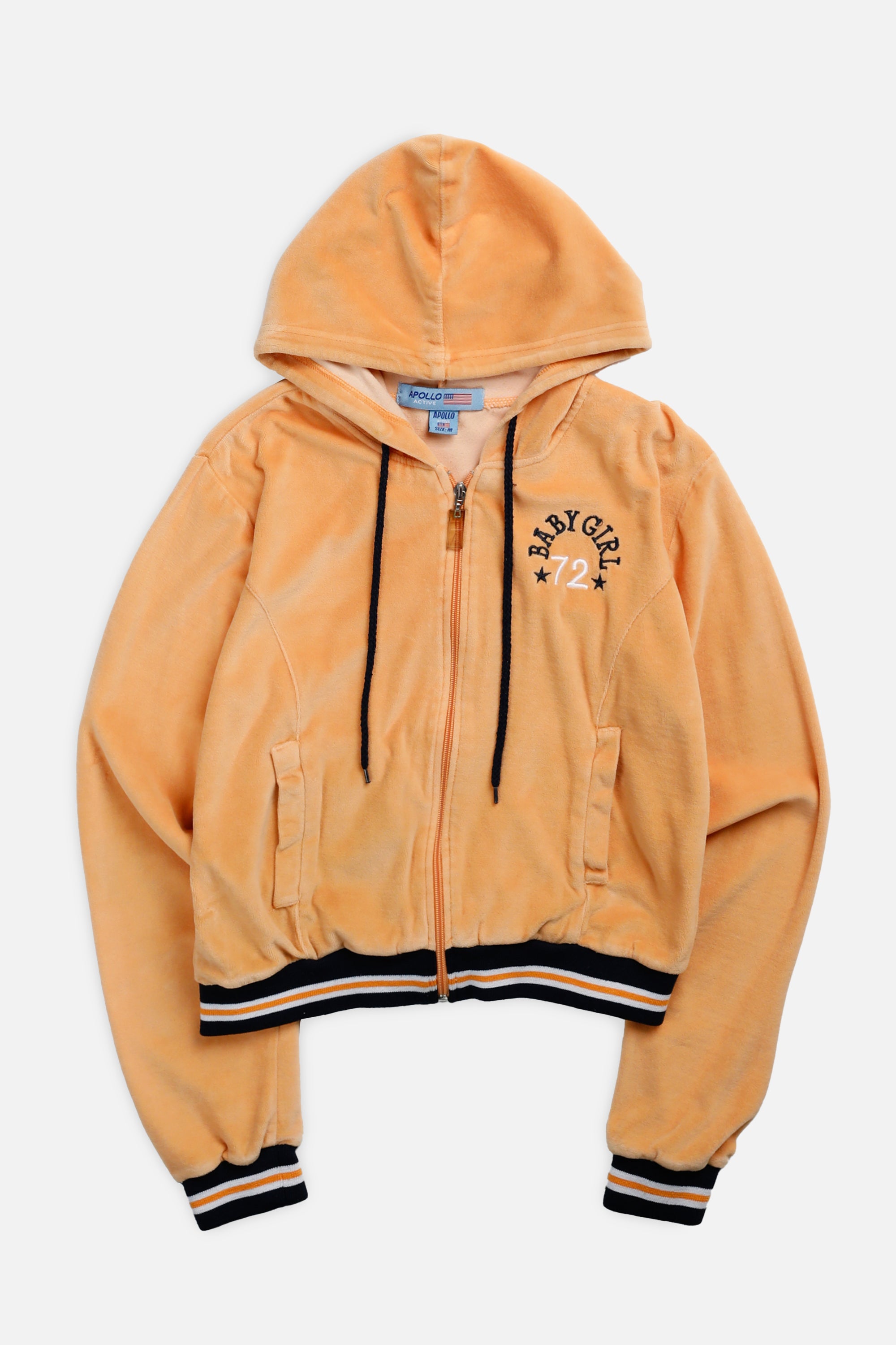 Vintage Velour Sweatshirt - M-SWEATERS-vendor-unknown-M-Frankie Collective Rare Vintage Streetwear Reworks