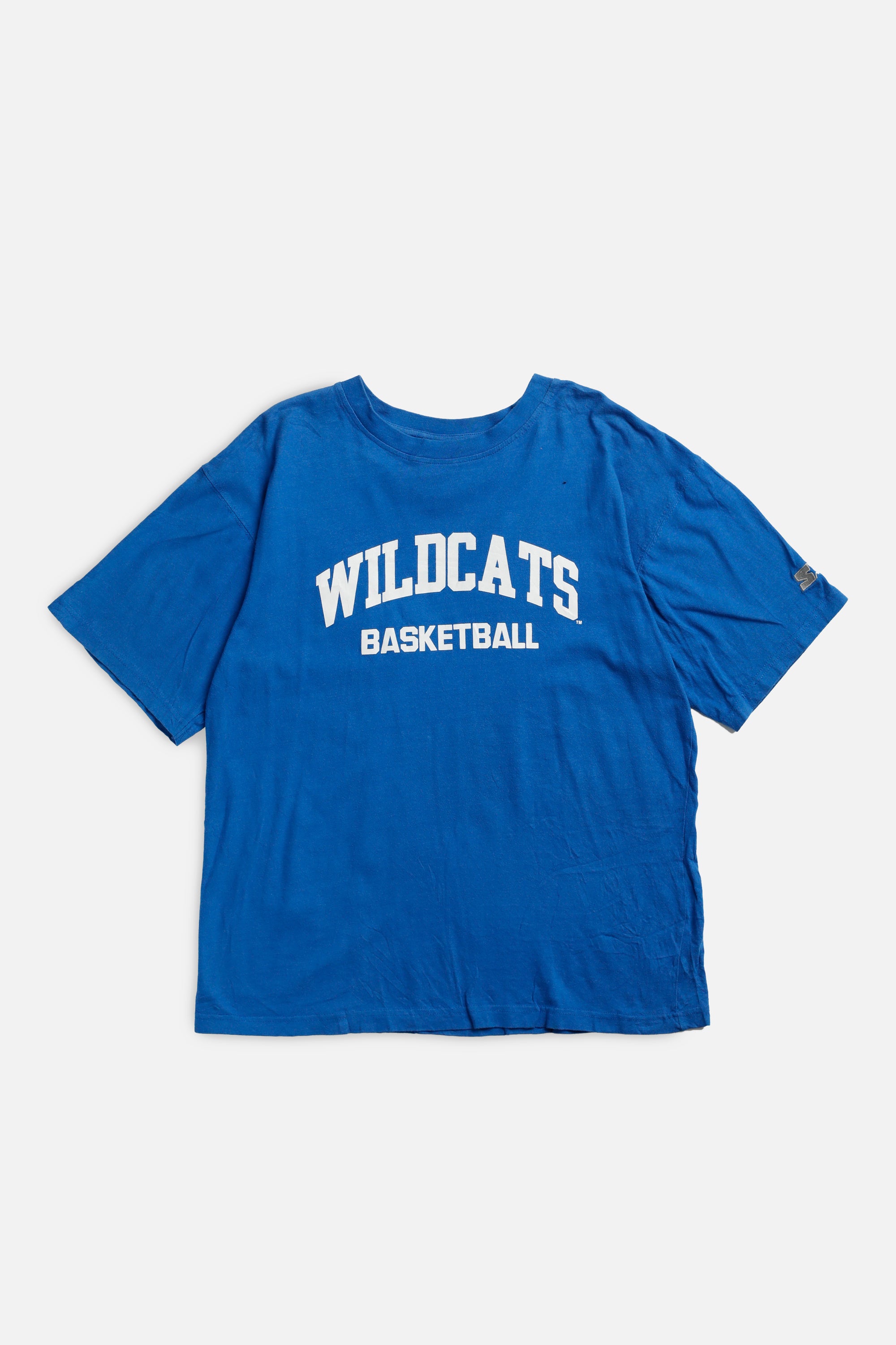 Vintage Wildcats Basketball Tee - L-TSHIRTS-Starter-L-Frankie Collective Rare Vintage Streetwear Reworks